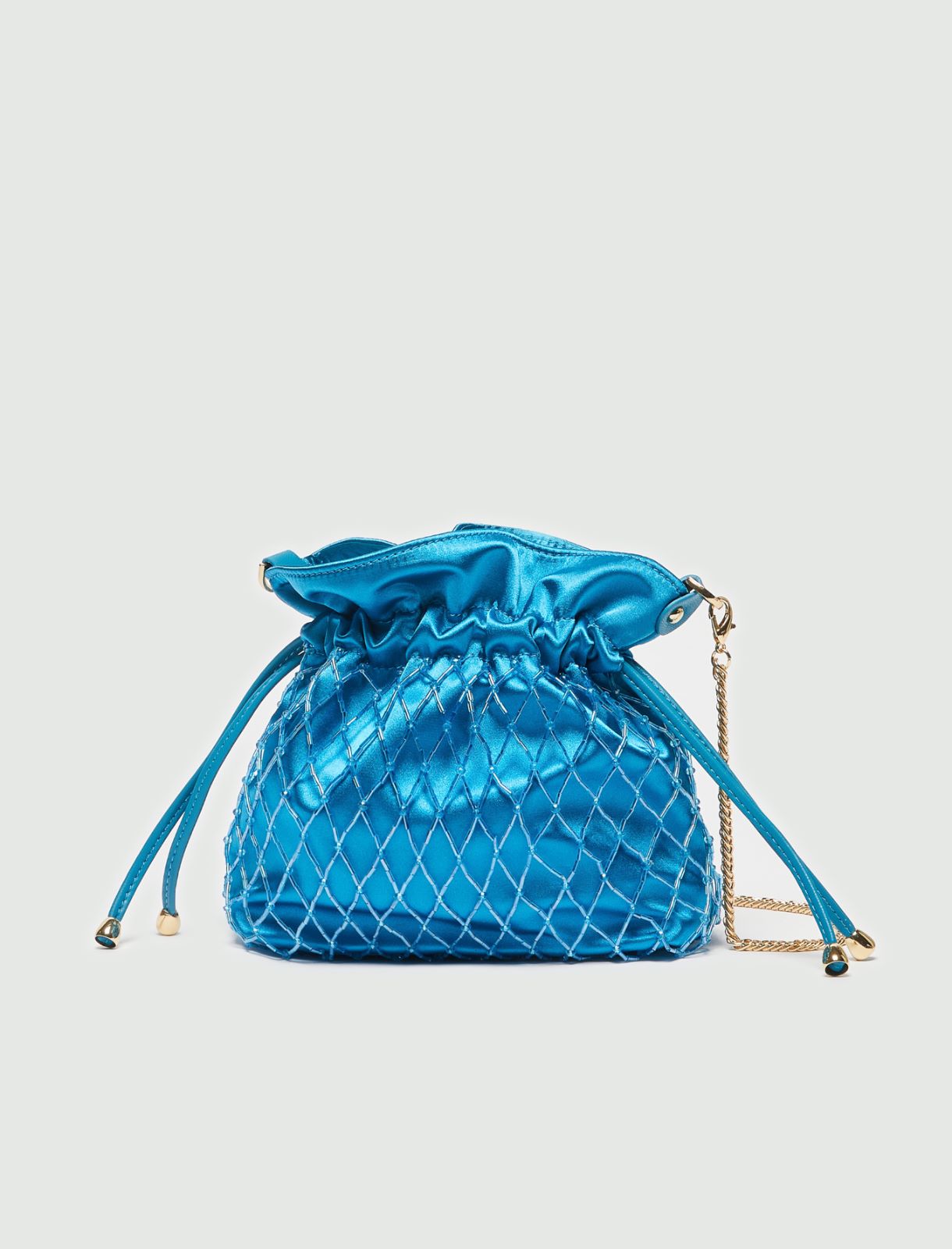 Mesh bag - Turquoise - Marella - 2