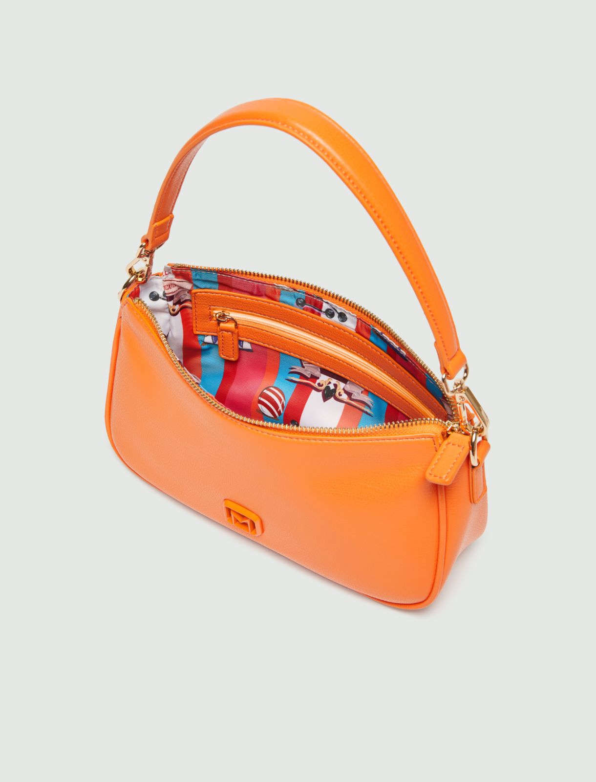 Shoulder-strap bag - Orange - Marina Rinaldi - 3