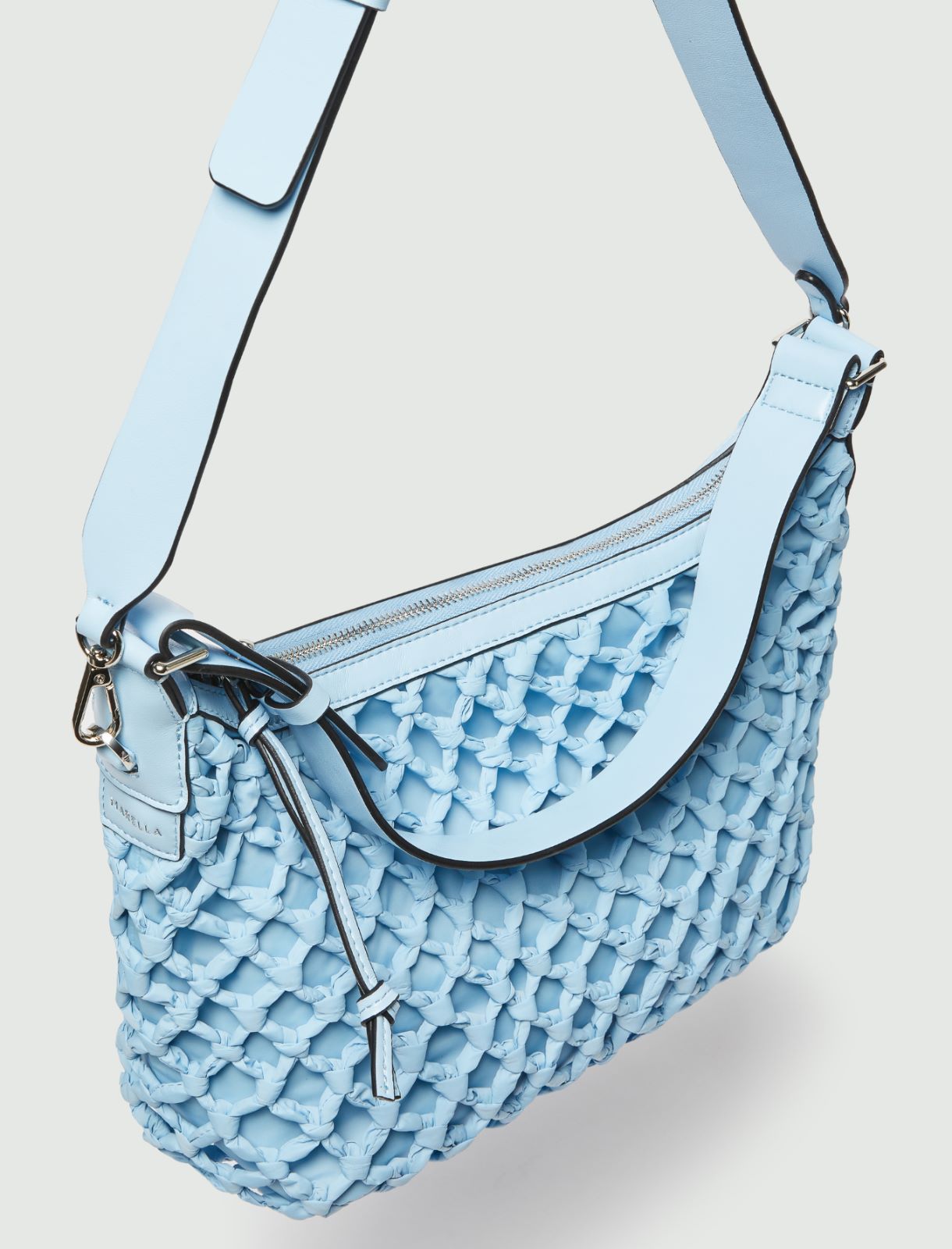 Woven bag - Light blue - Marella - 4