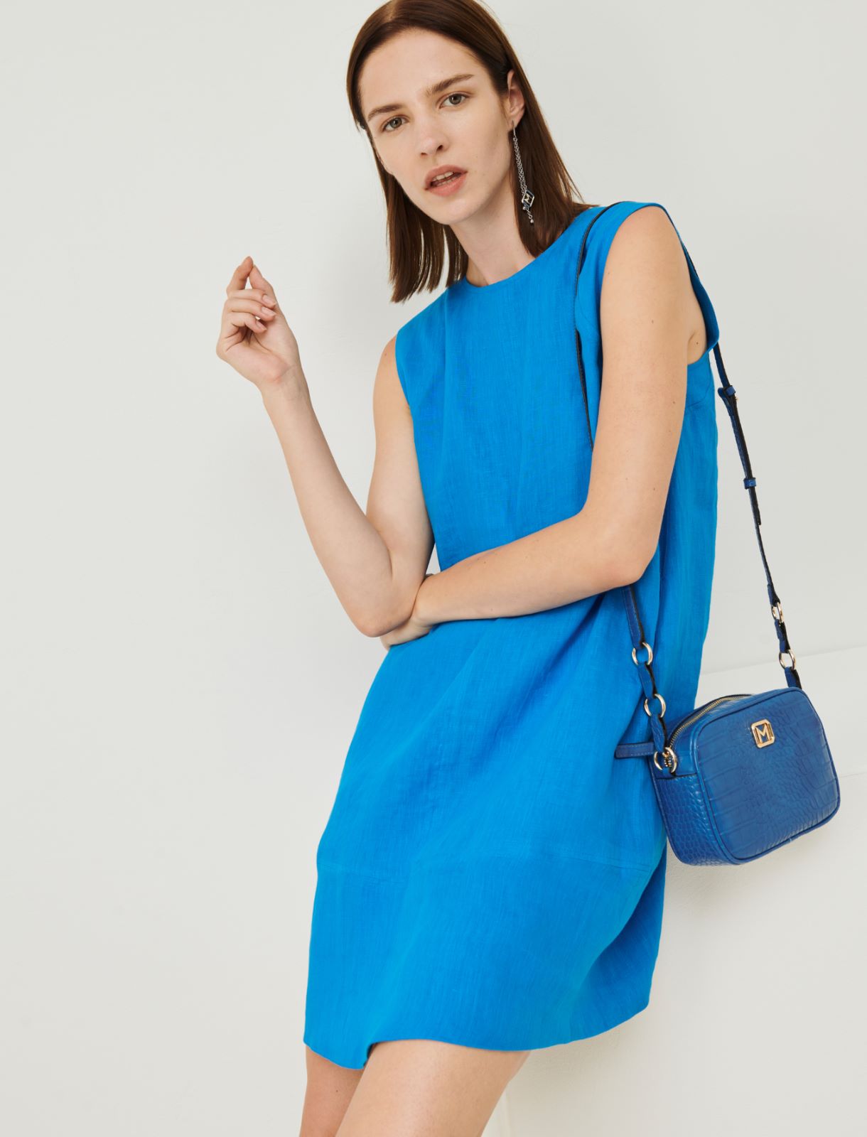 Shoulder-strap bag - Cornflower blue - Marina Rinaldi - 4
