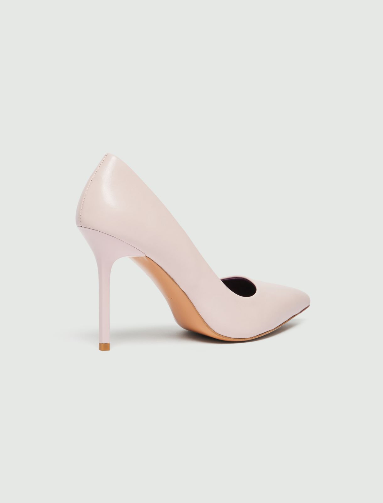 Leather court shoes - Pink - Marina Rinaldi - 3