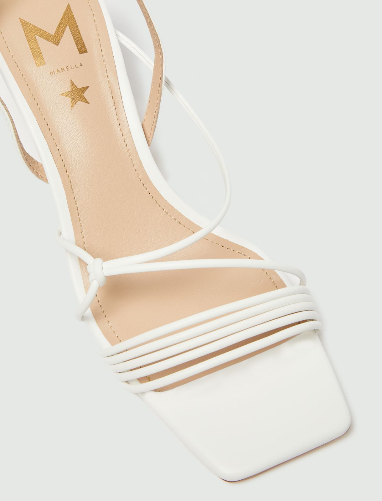 Mid-heeled sandals - White - Marina Rinaldi - 4