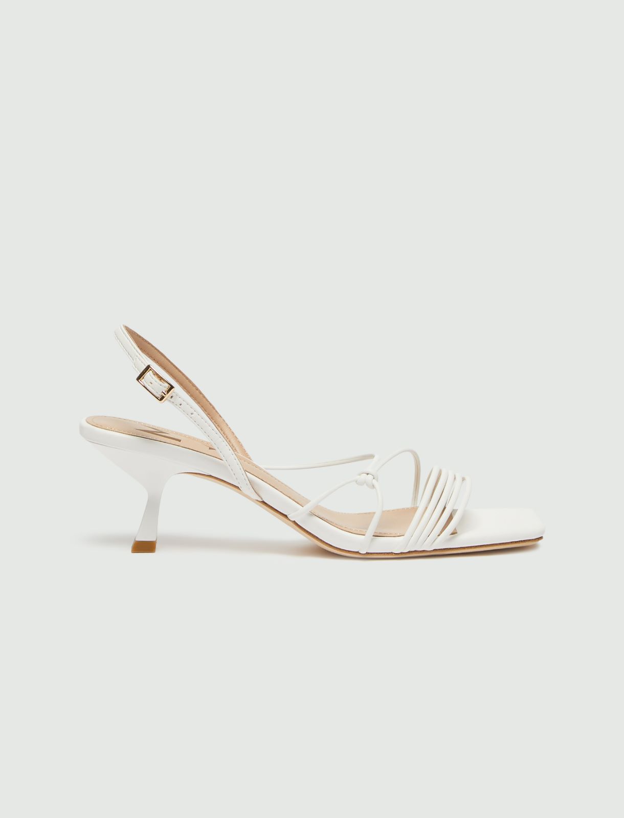 Mid-heeled sandals - White - Marina Rinaldi