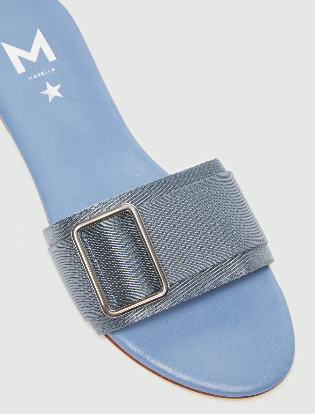 Fabric mules - Light blue - Marina Rinaldi - 4