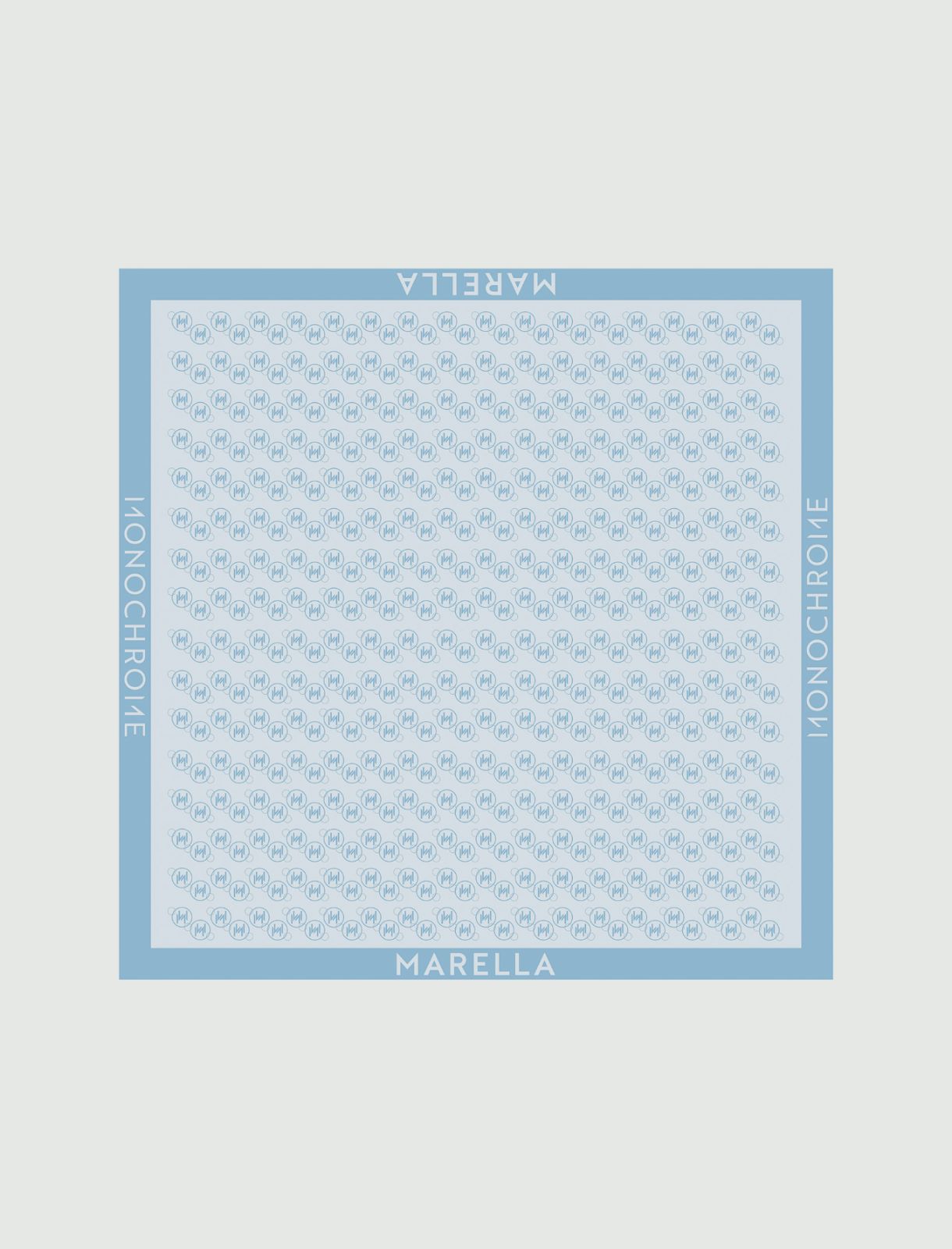 Silk neckerchief - Light blue - Marina Rinaldi - 4