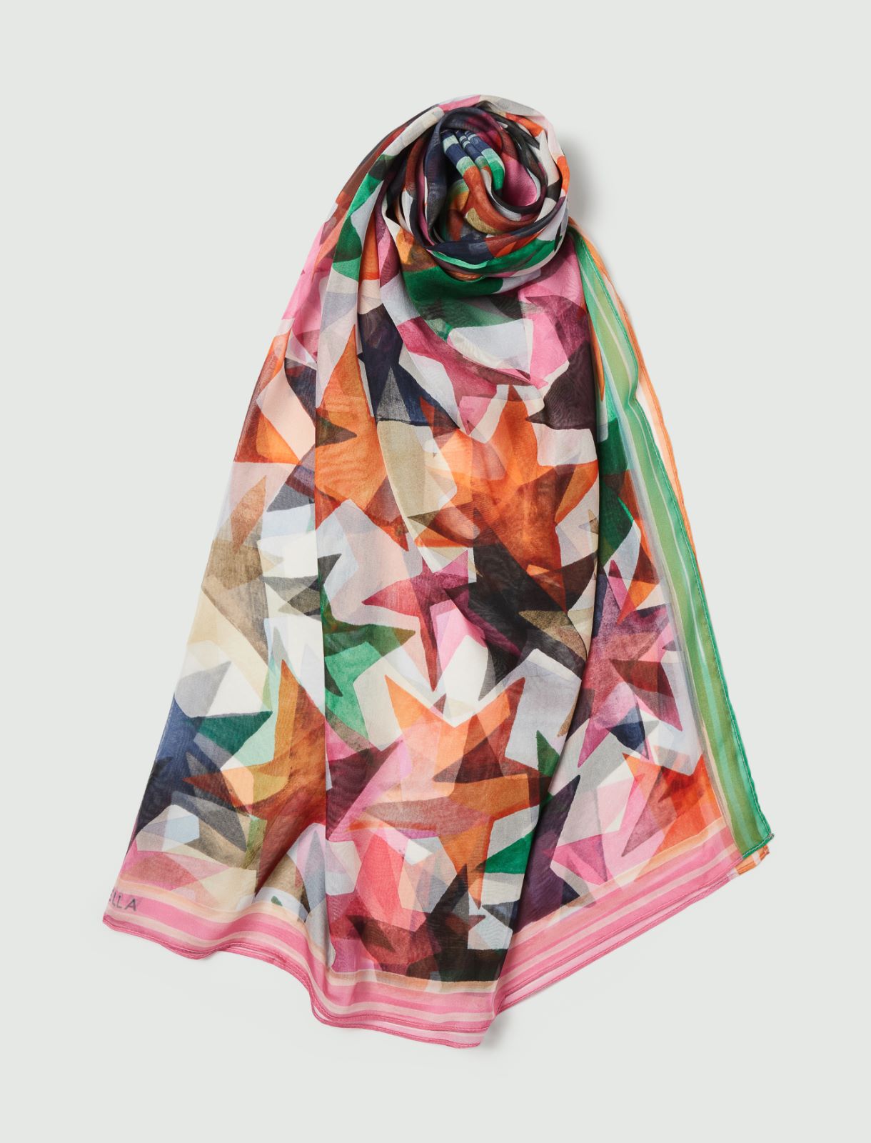 Silk neckerchief - Multicolour - Marina Rinaldi