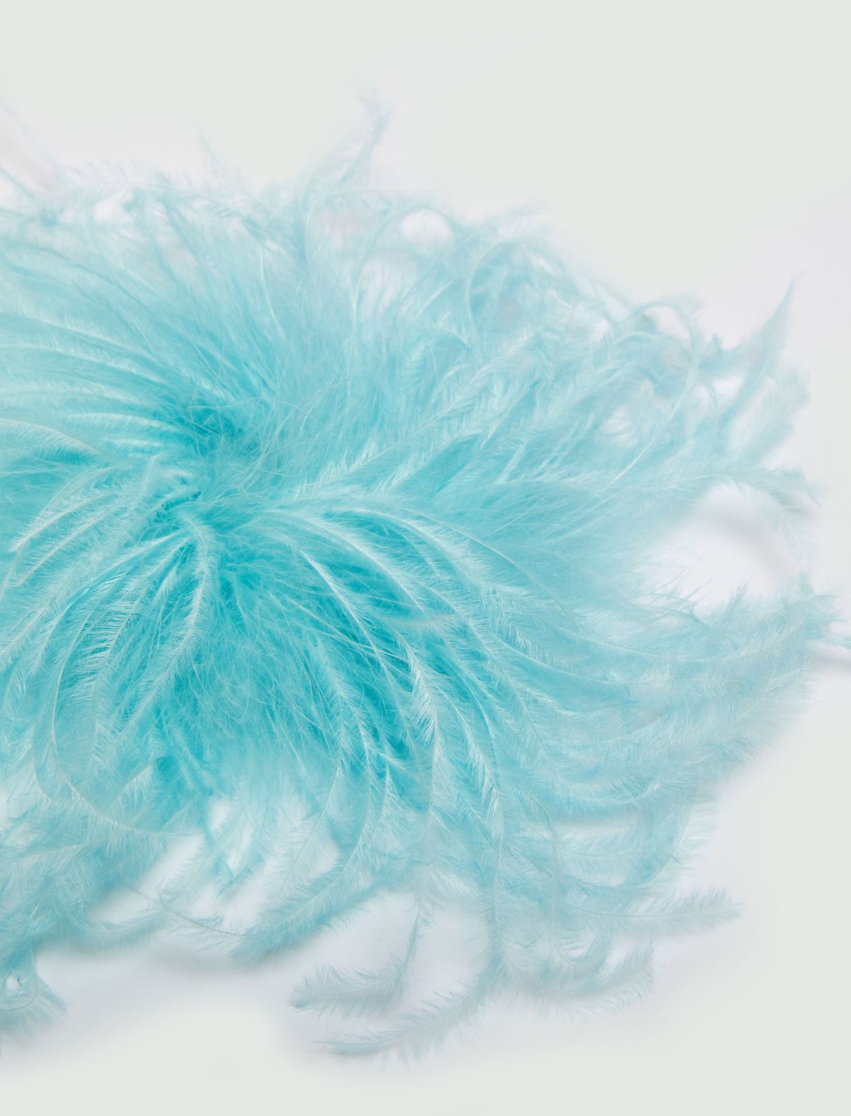 Feather brooch - Aquamarine - Marella - 2