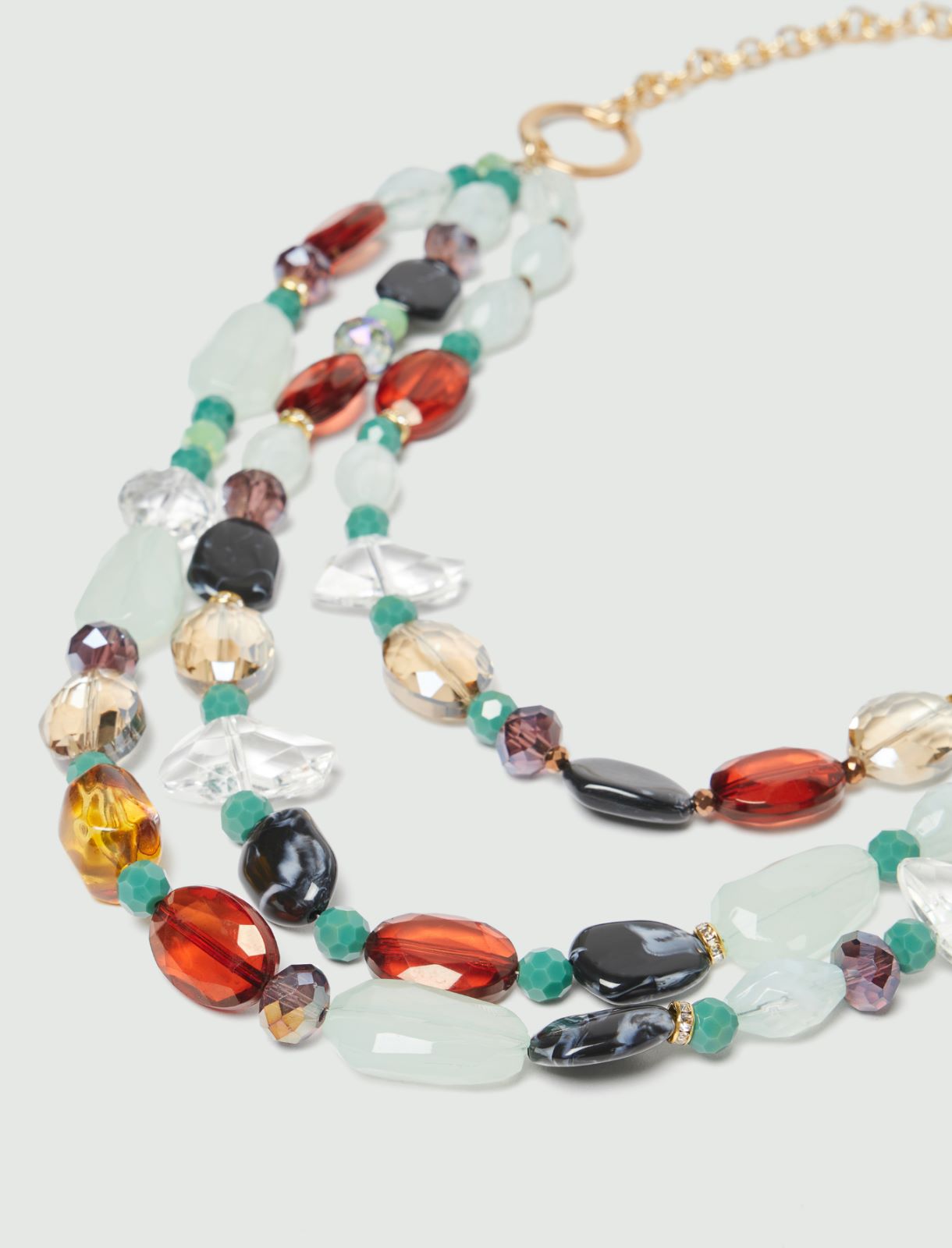 Multi-strand necklace - Water - Marina Rinaldi - 2