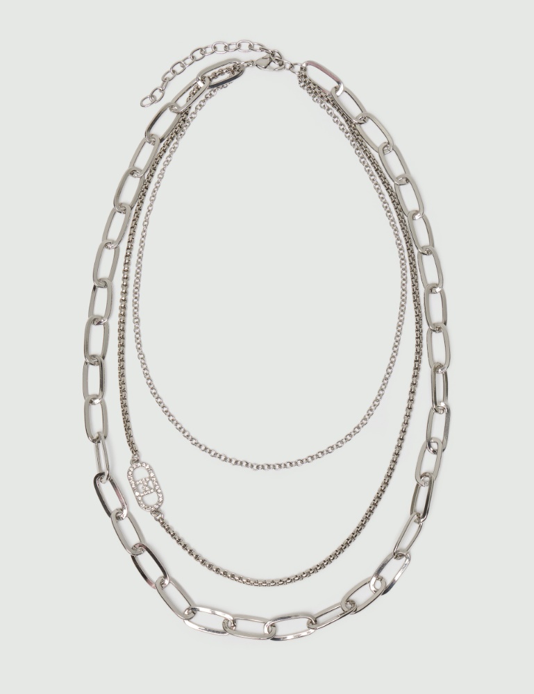 Mehrreihige Halskette - Kristall - Marella