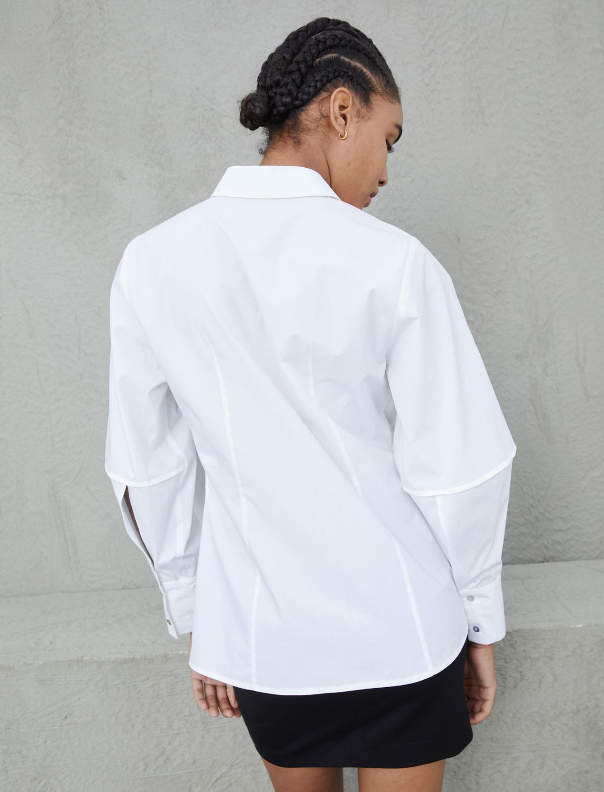 Poplin shirt - White - Marina Rinaldi - 2
