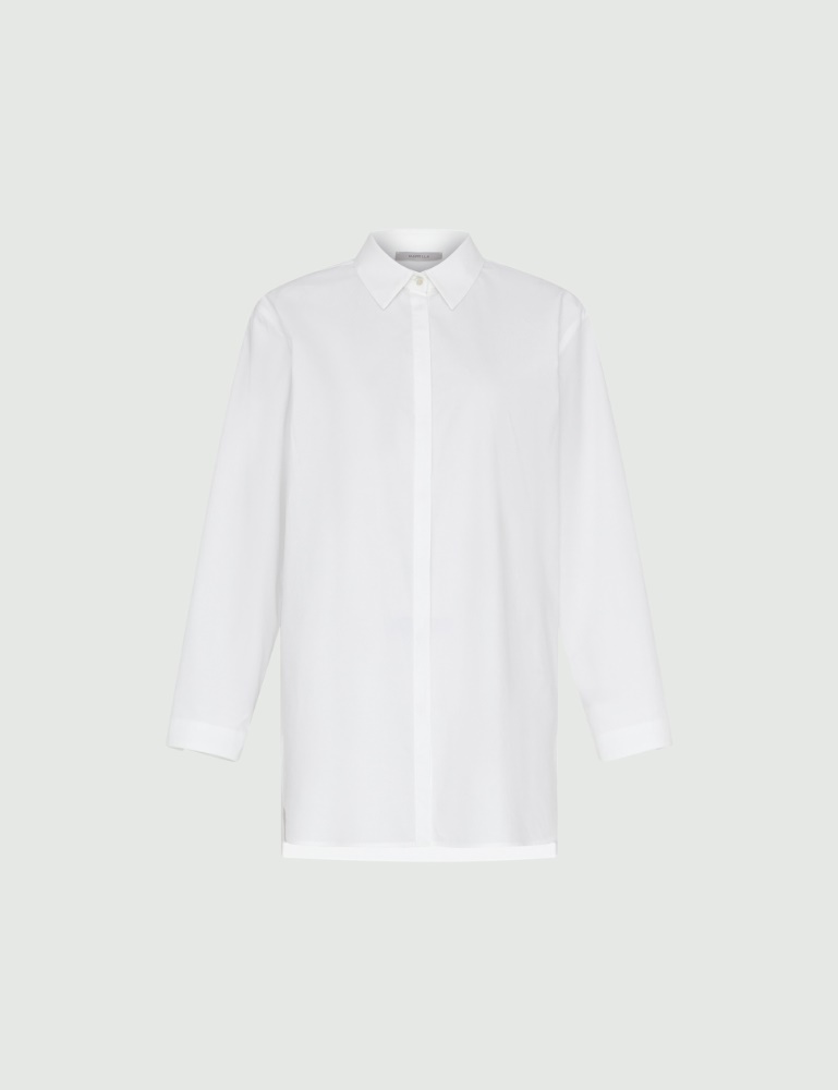 Oversized shirt - White - Marina Rinaldi - 2