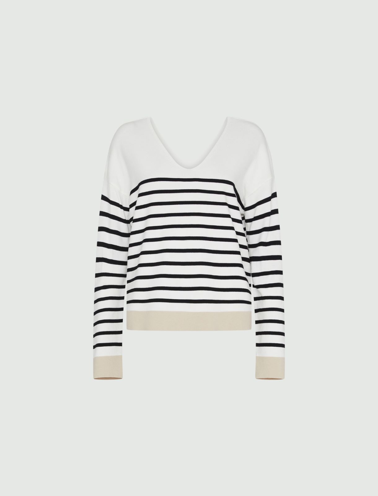 Boxy sweater - Ivory - Marella - 5