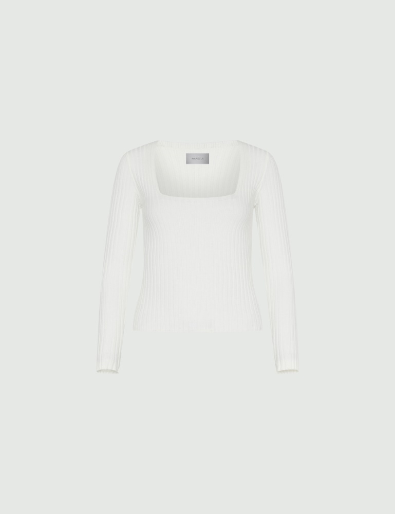 Slim-fit sweater - Ivory - Marella - 2