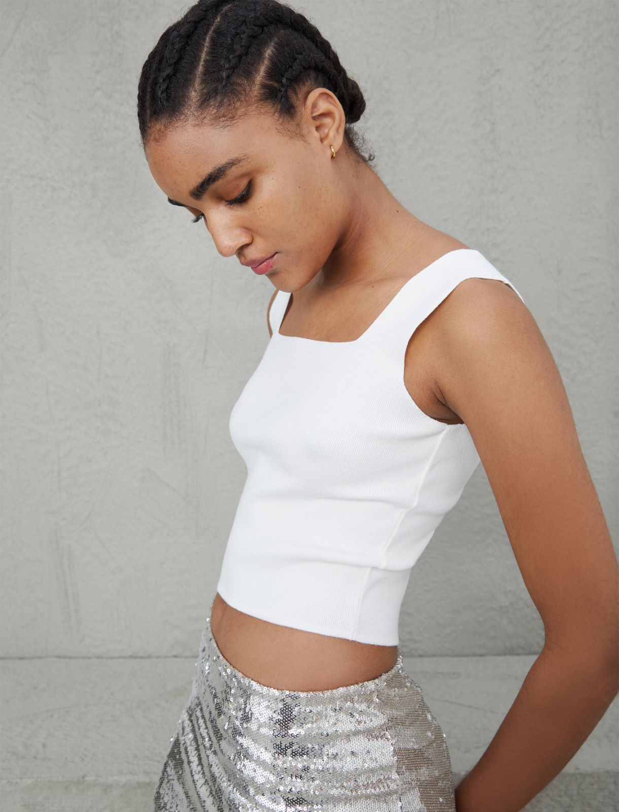 Cropped top - Ivory - Marella - 4