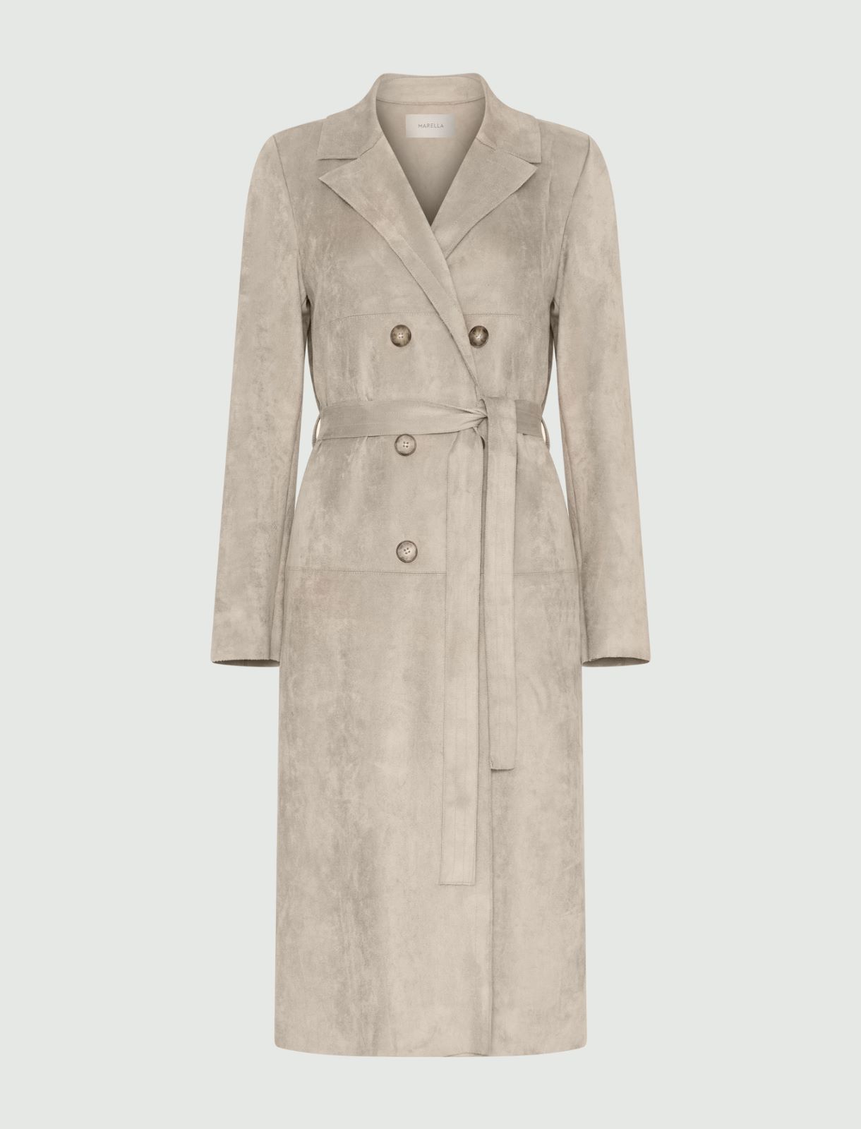 Double-breasted trench coat - Sand - Marella - 5