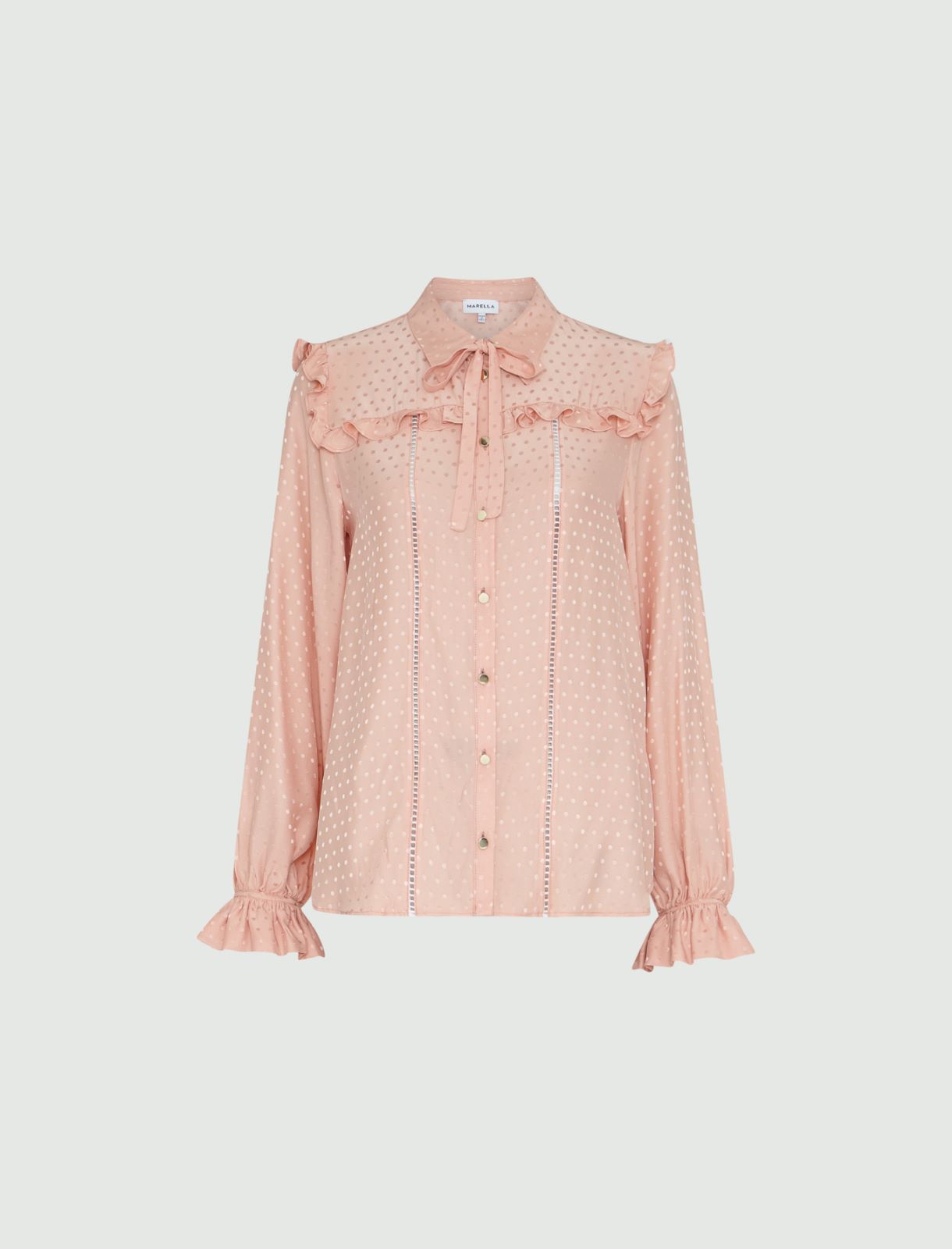 Ruched shirt - Pink - Marella - 5