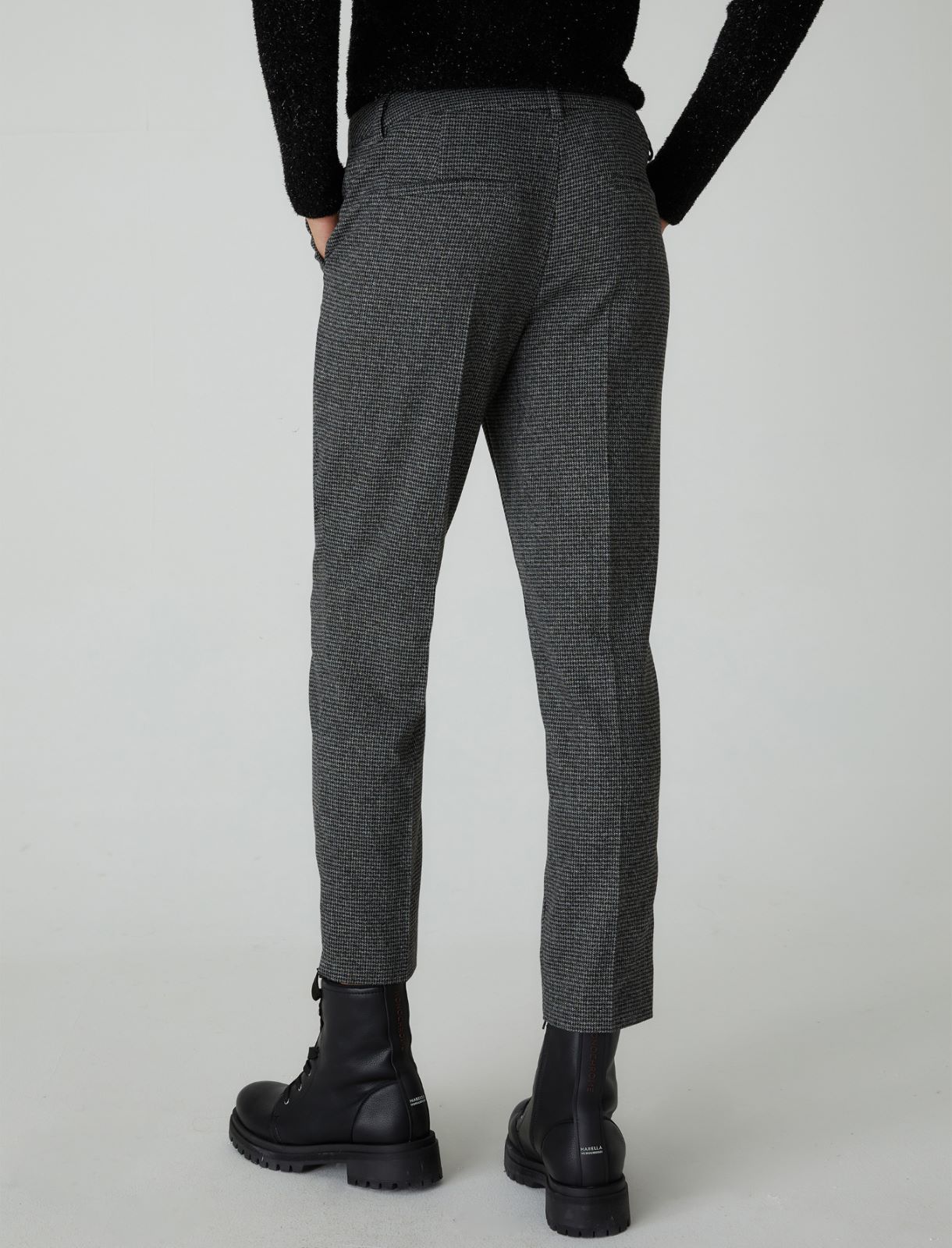 Slim trousers - Dark grey - Marella - 2