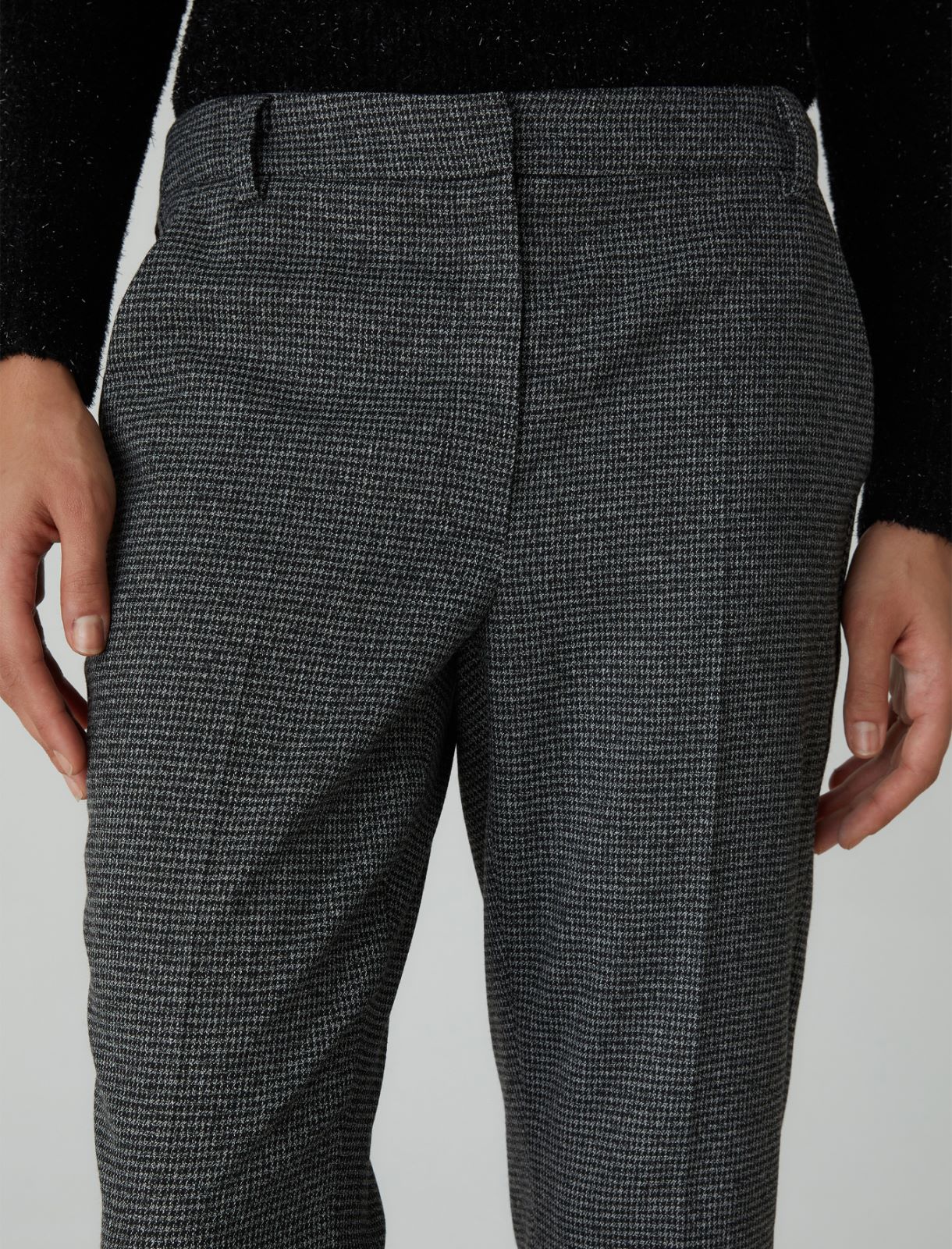 Slim trousers - Dark grey - Marella - 4