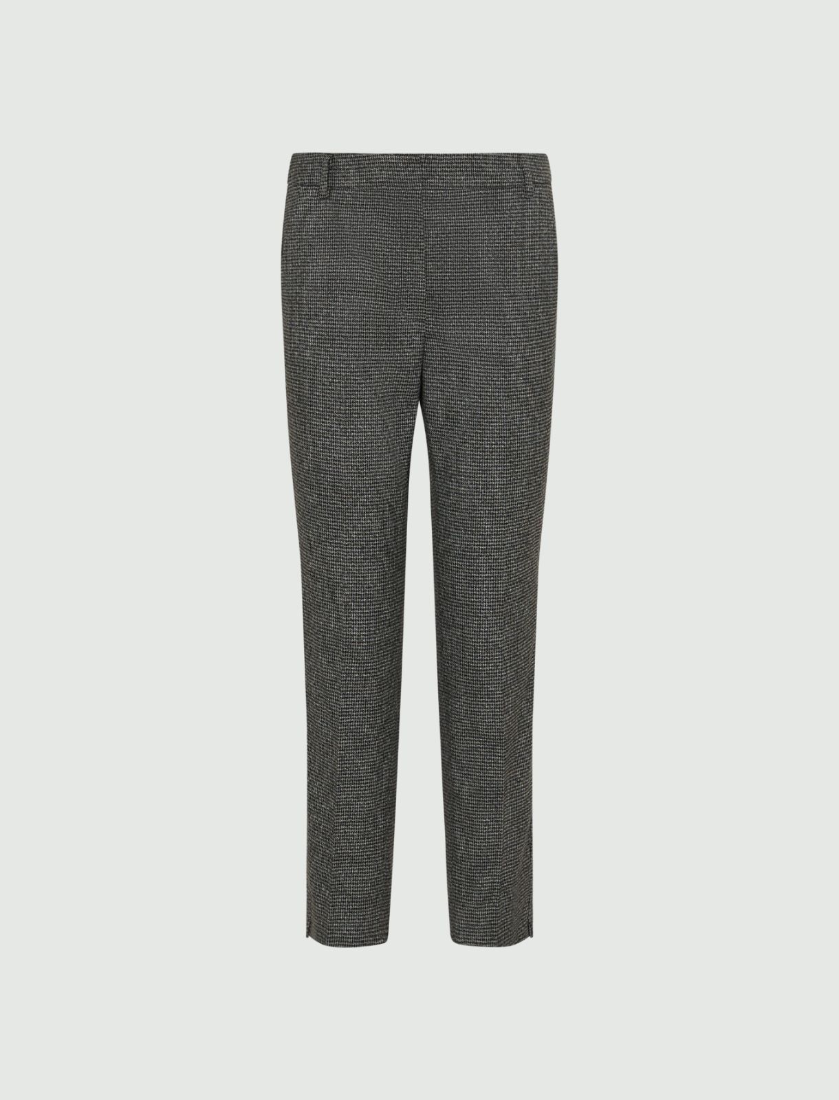 Slim trousers - Dark grey - Marella - 5