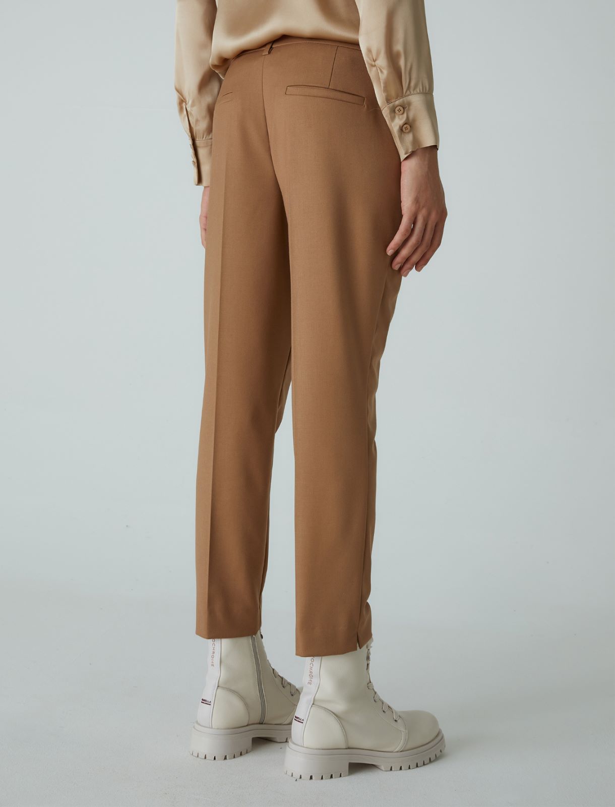 Slim trousers - Camel - Marella - 2