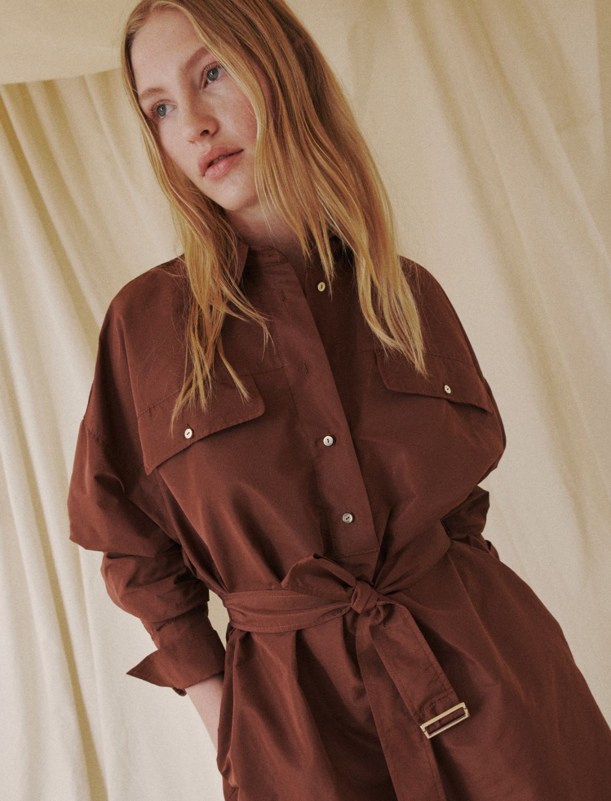 Shirt dress - Brown - Marella