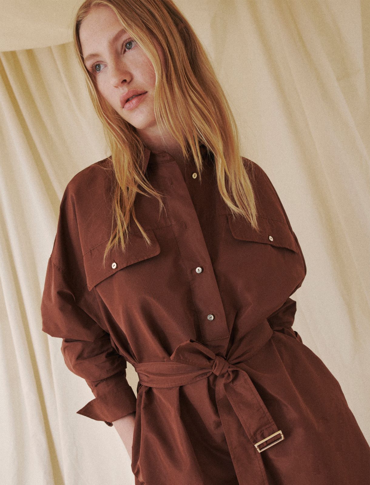 Shirt dress - Brown - Marella - 3