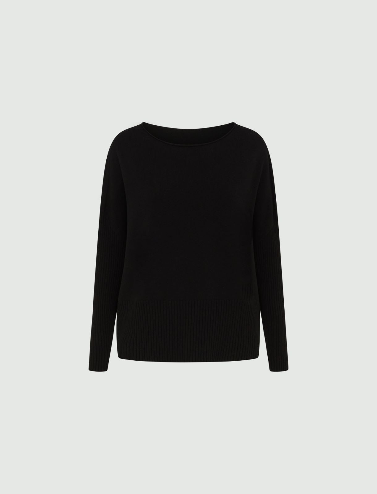 Oversized sweater - Black - Marella - 5
