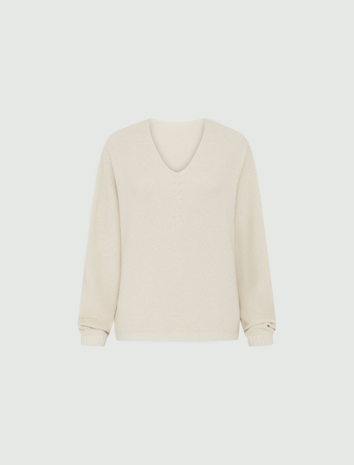 Boxy sweater - Wool white - Marella - 2