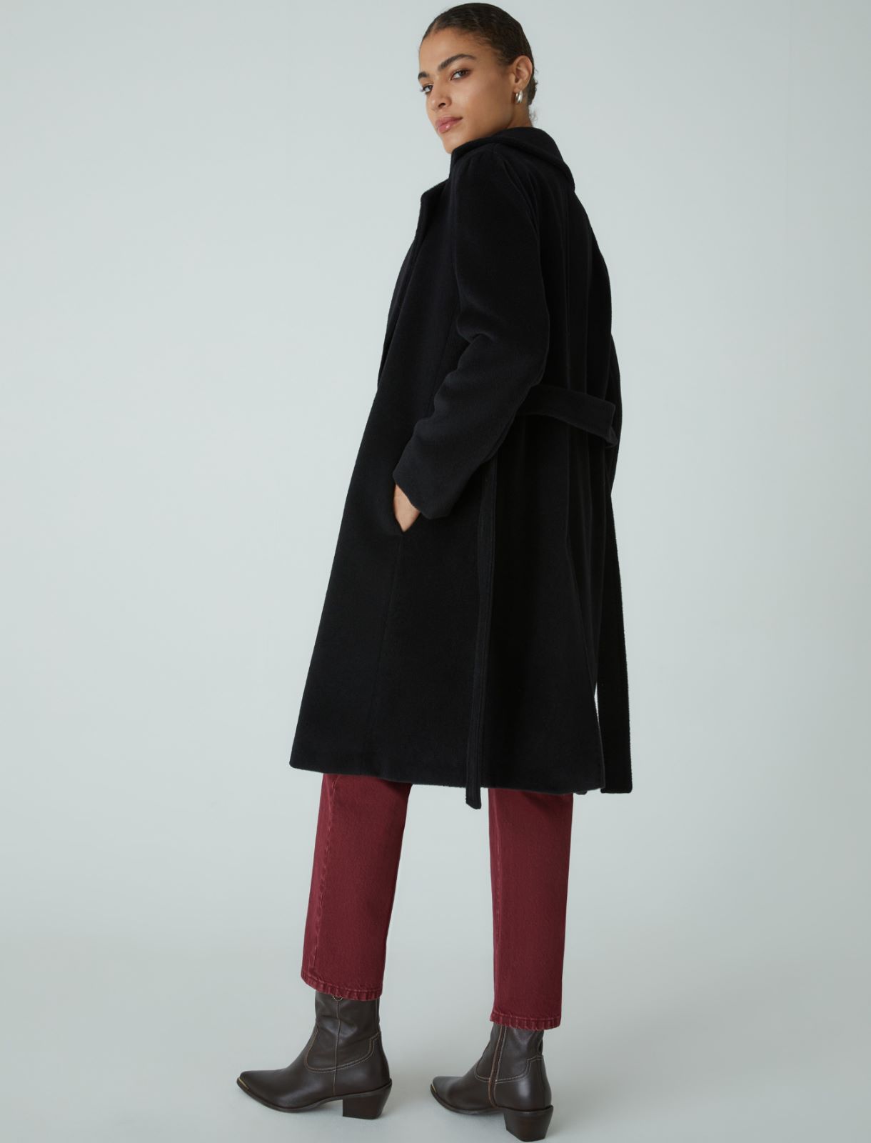 Wool coat - Black - Marella - 2