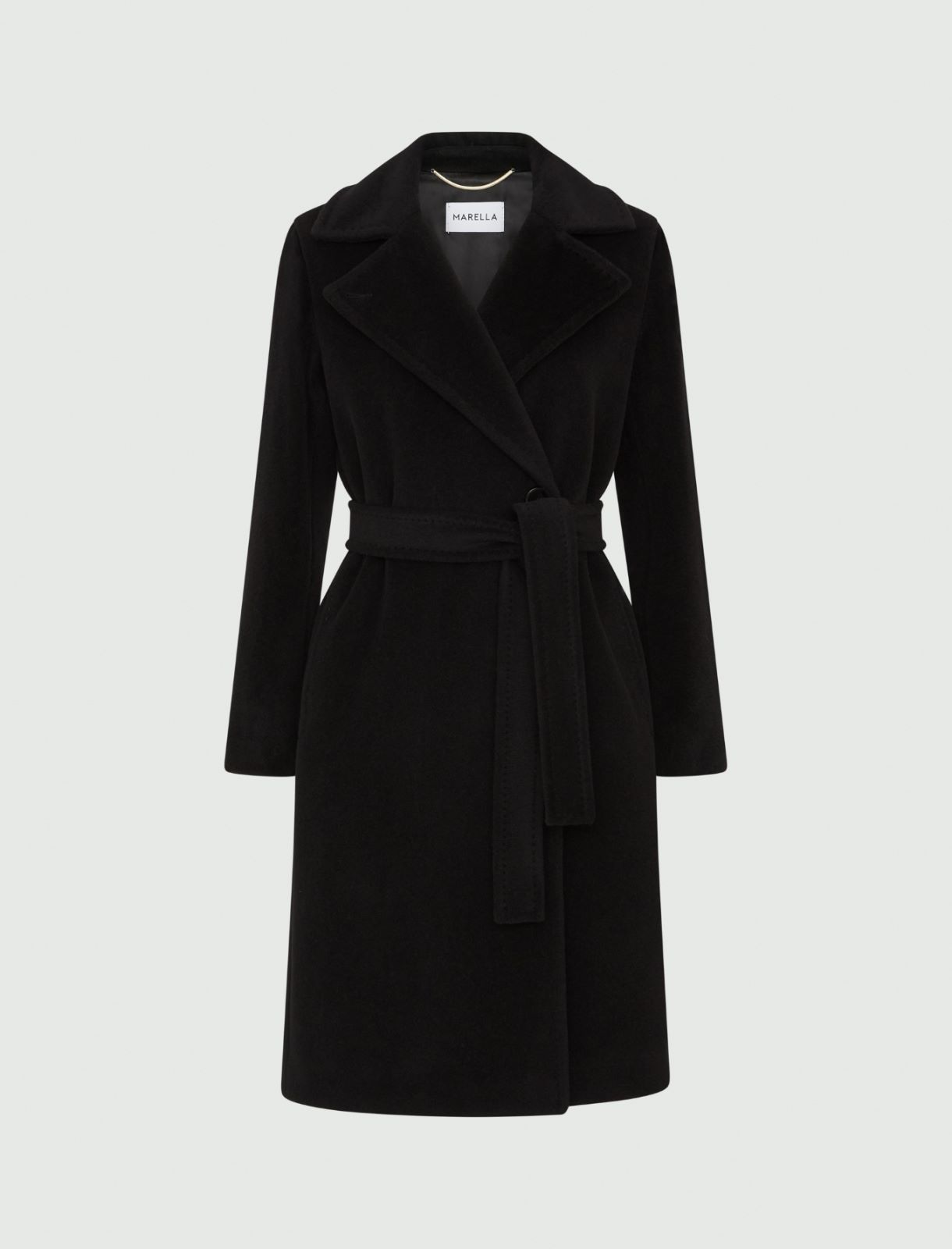Wool coat - Black - Marella - 5