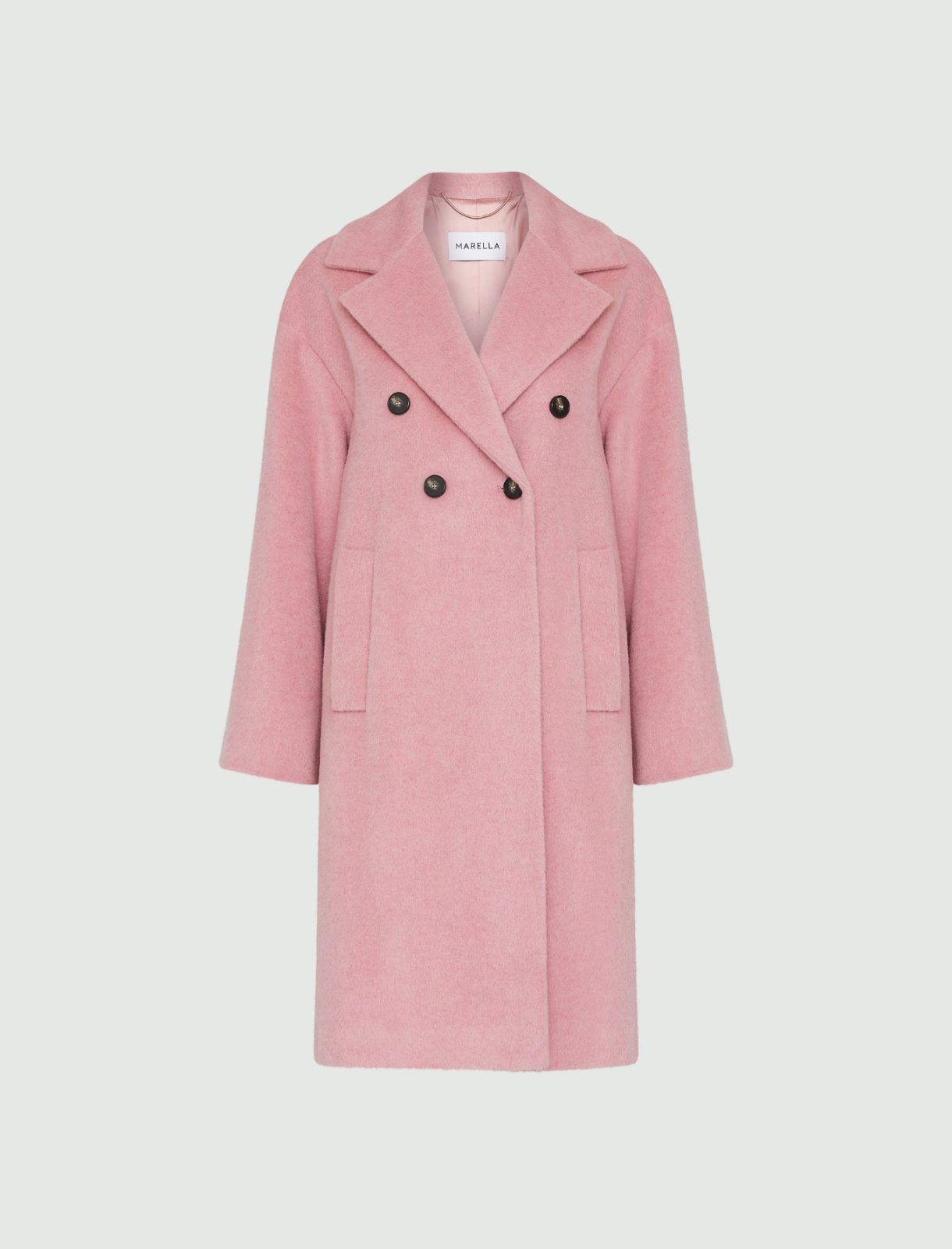 Mohair coat - Pink - Marella - 5