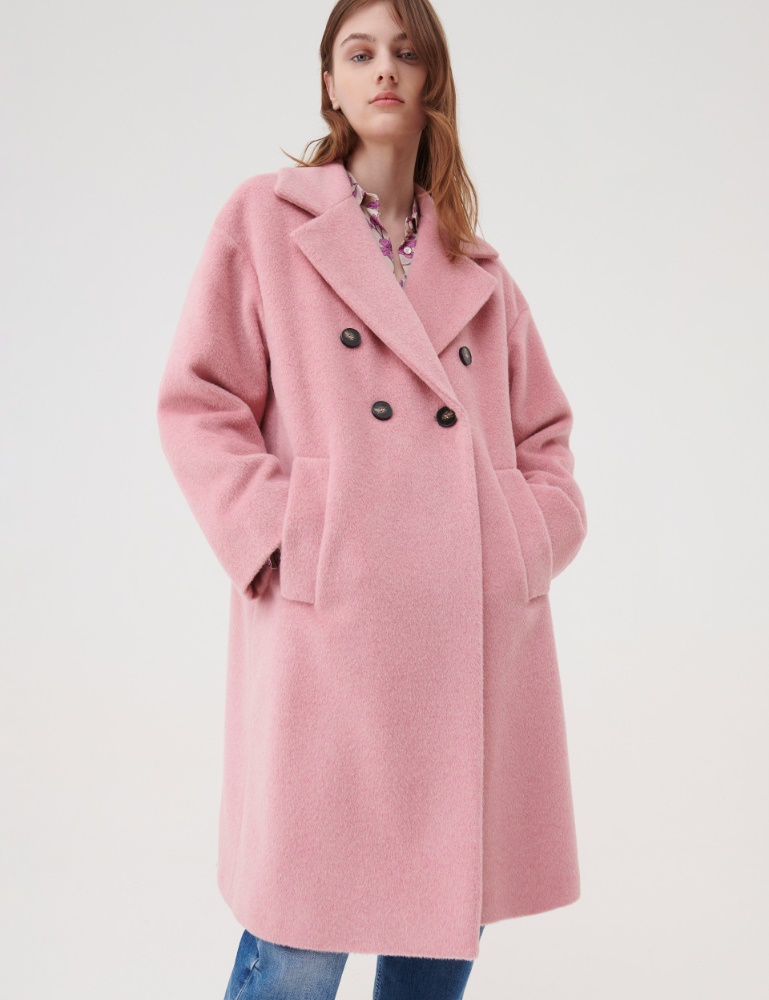Mohair coat - Pink - Marella - 2