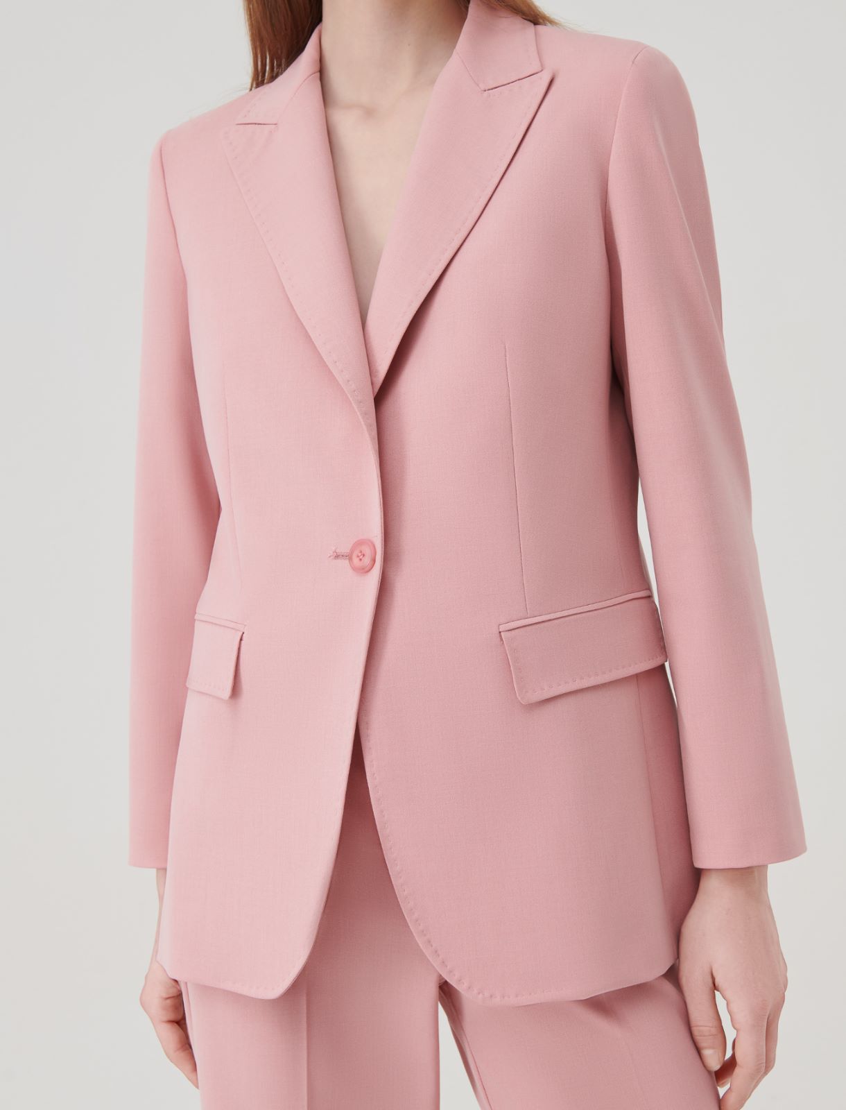 Semi-fitted blazer - Pink - Marella - 5