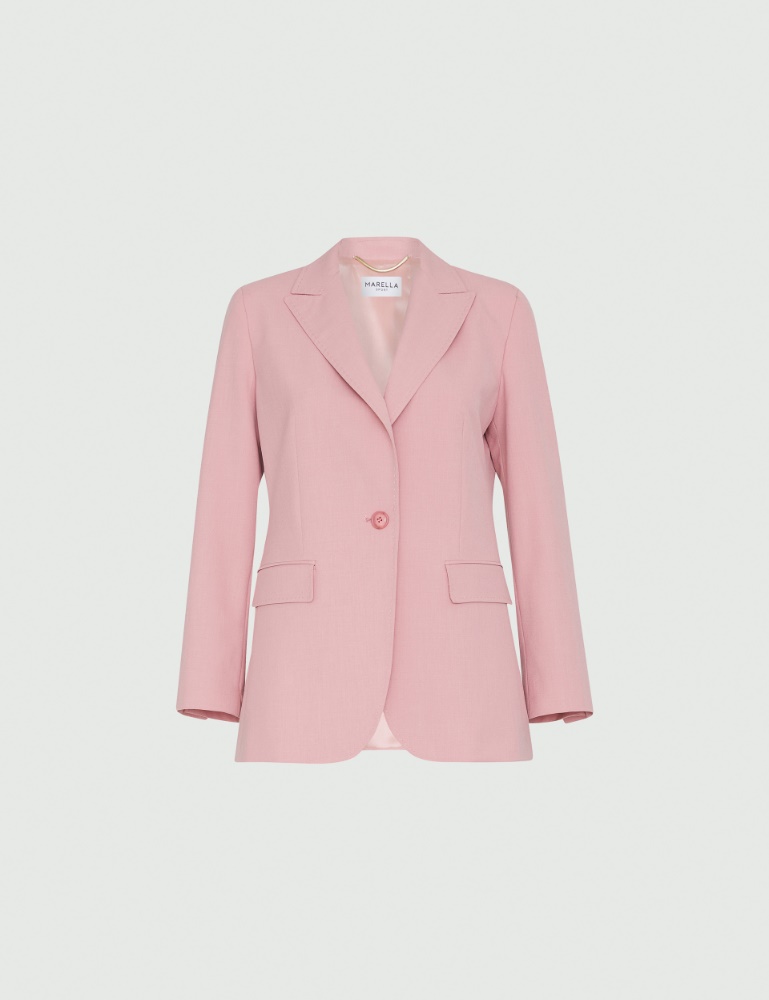 Semi-fitted blazer - Pink - Marella - 2