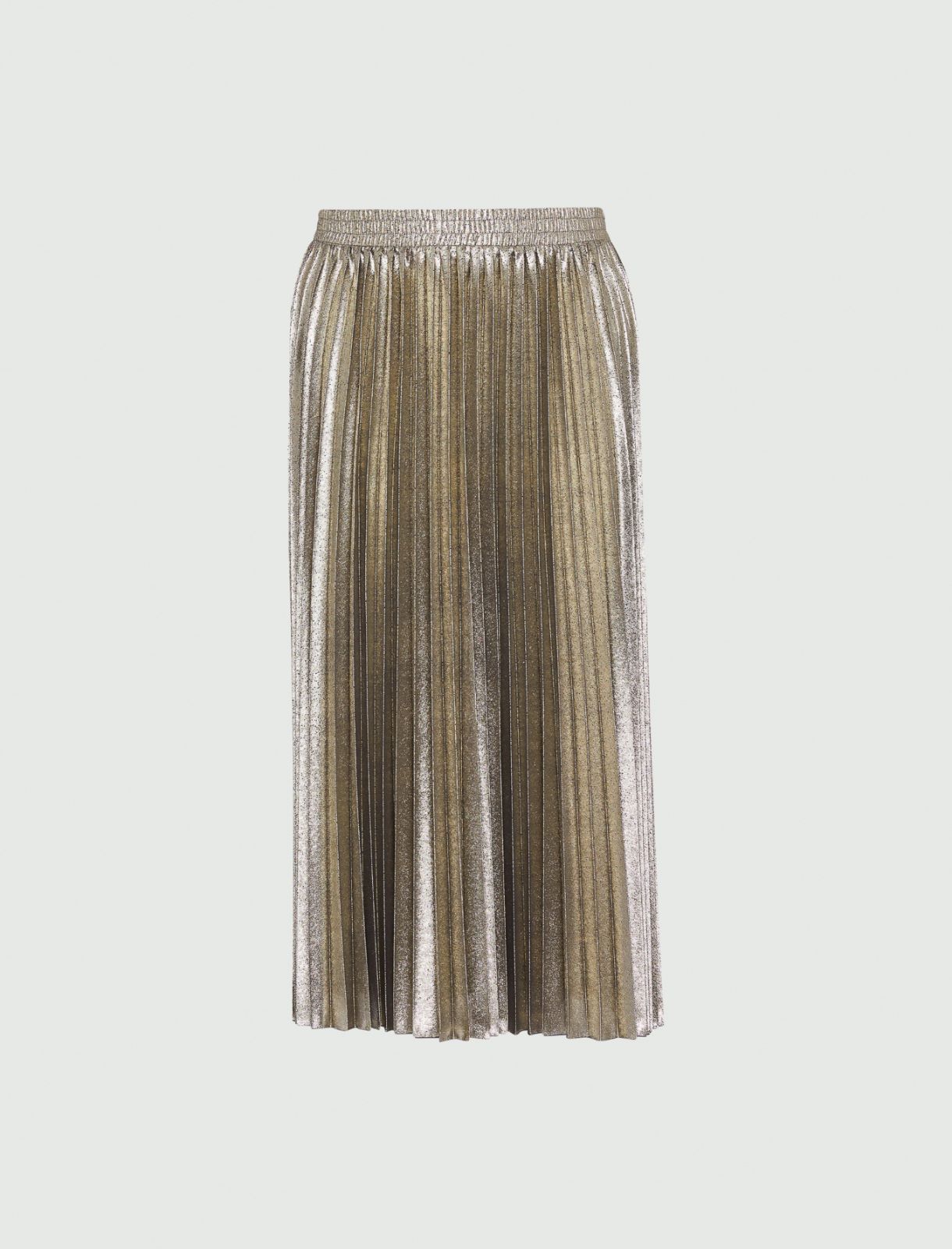 Pleated skirt - Light gold - Marella - 5