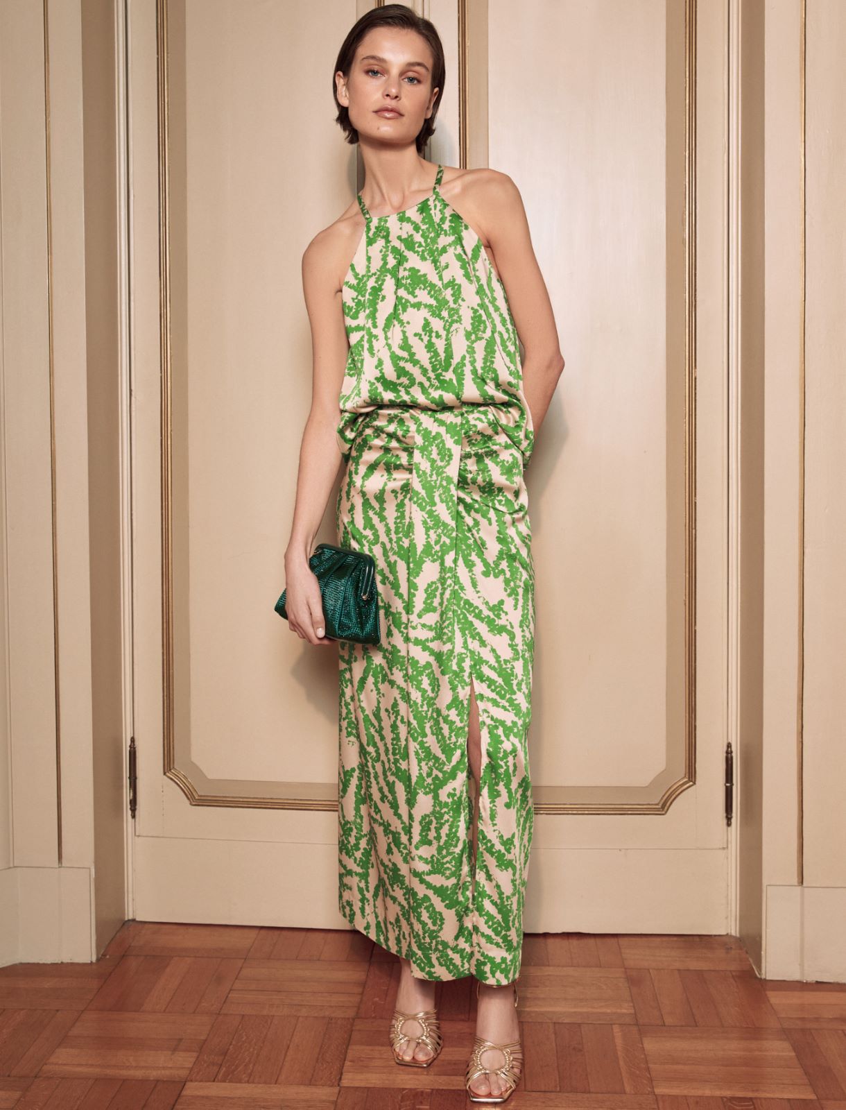 Drape skirt - Grass green - Marella