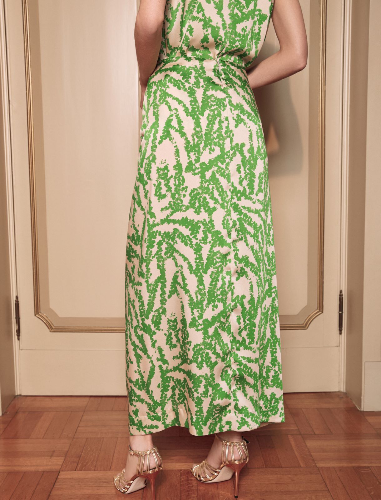 Drape skirt - Grass green - Marella - 2