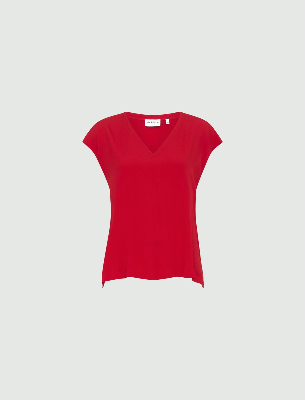 Crepe blouse - Red - Marella - 5