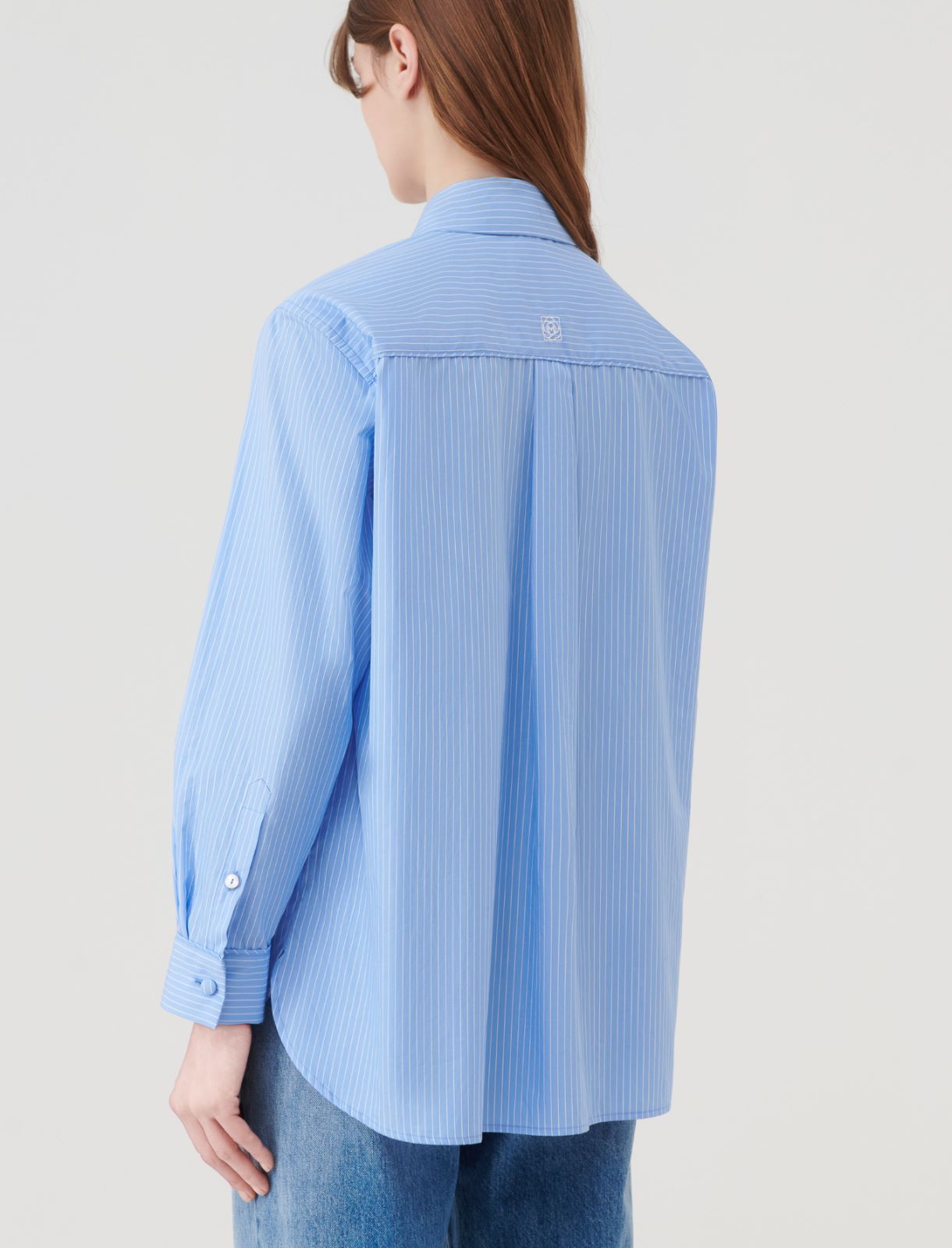 Oversized shirt - Deep blue - Marella - 2