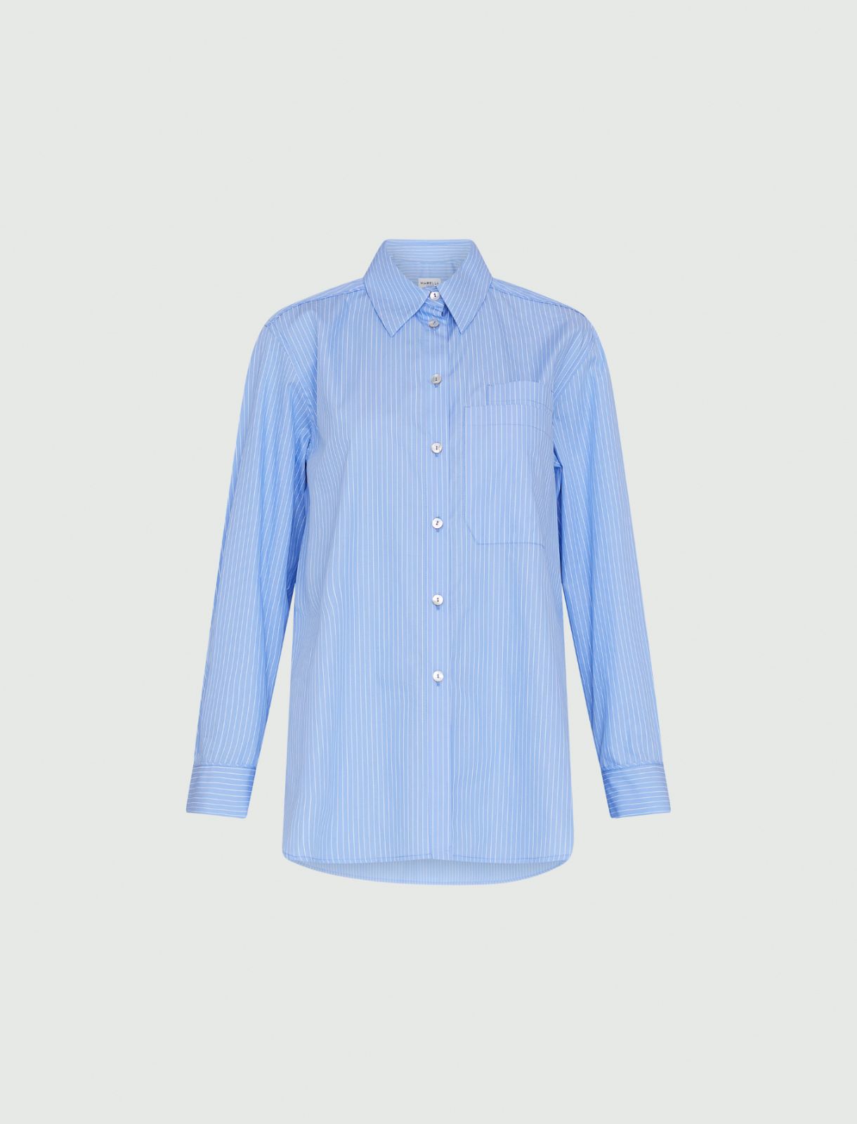 Oversized shirt - Deep blue - Marella - 6