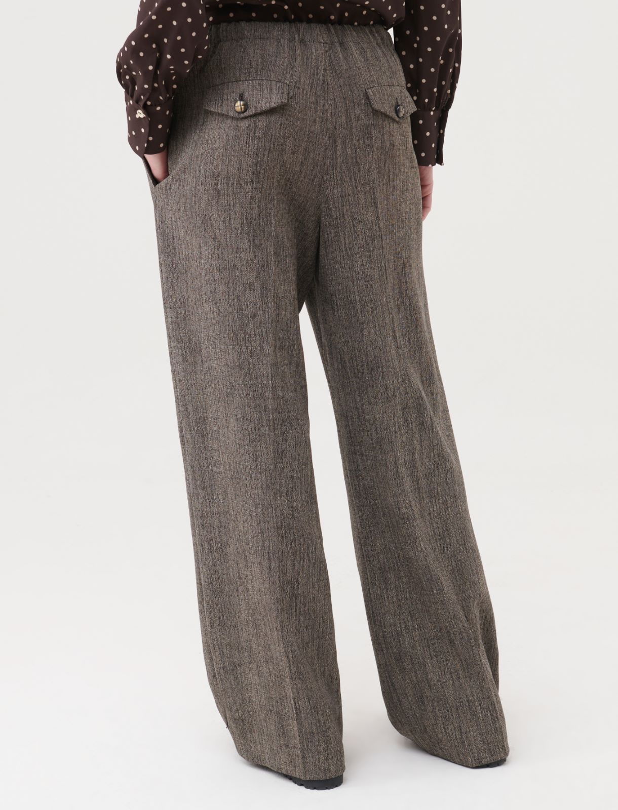 Grisaille trousers - Brown - Marella - 2