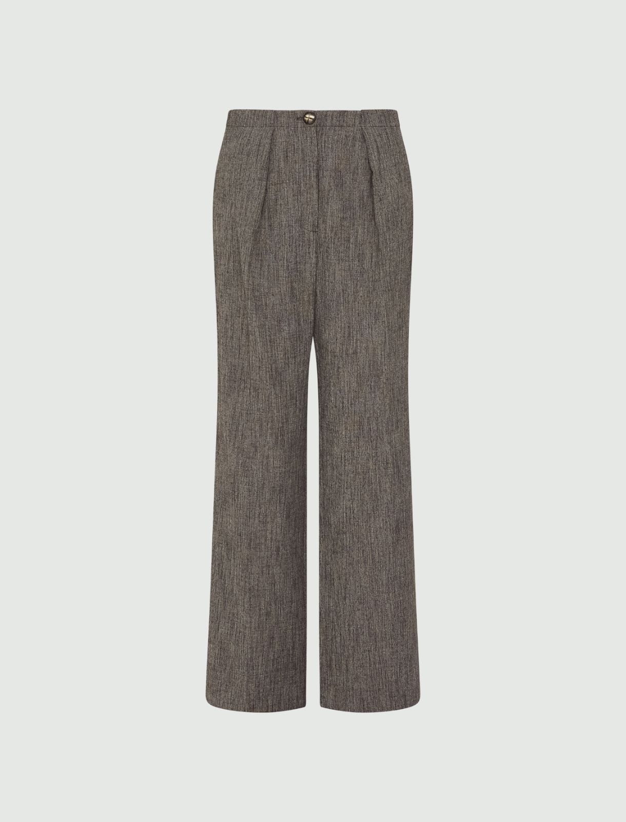 Pantalon en grisaille - Brun - Marella - 5