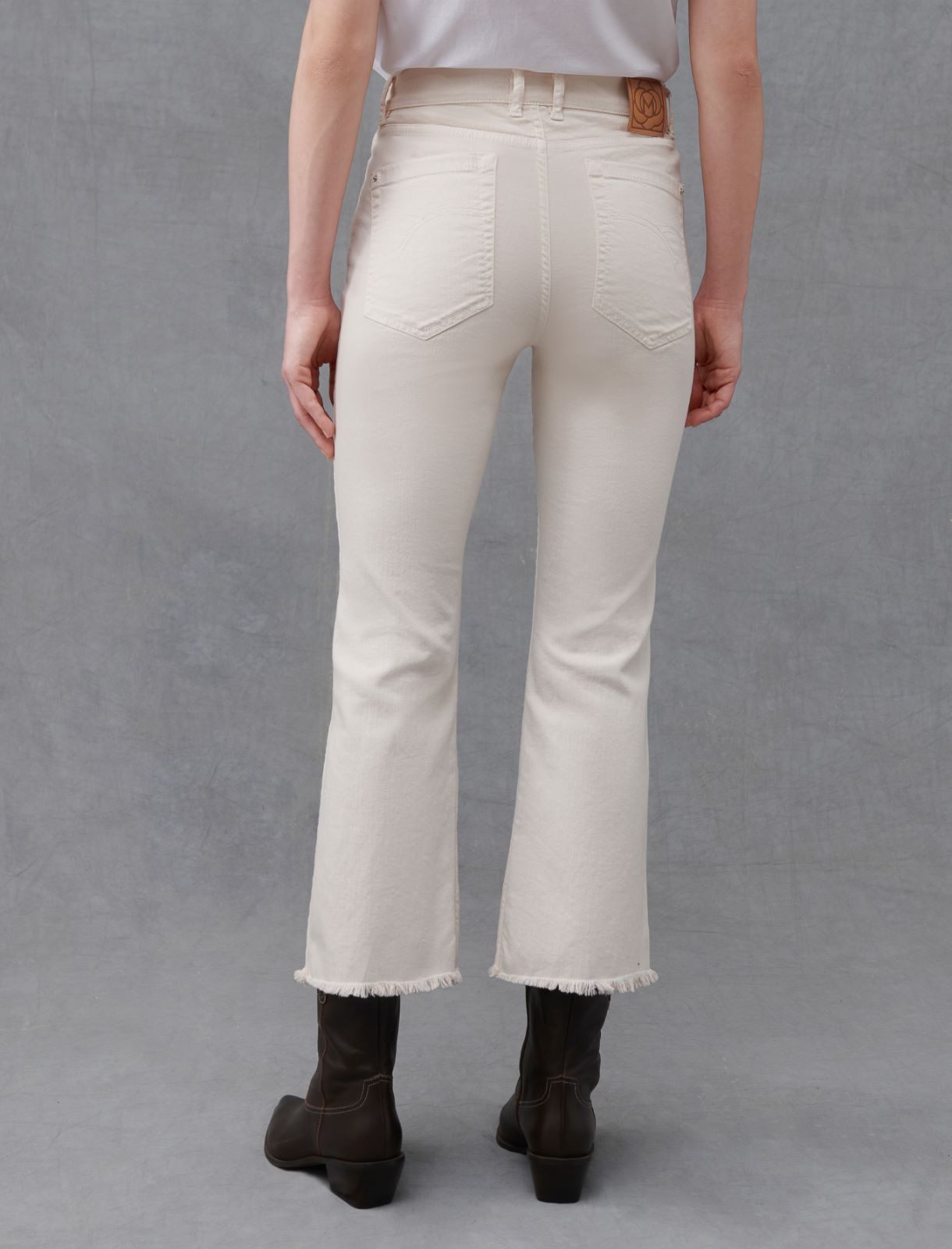 Flared trousers - Cream - Marella - 4