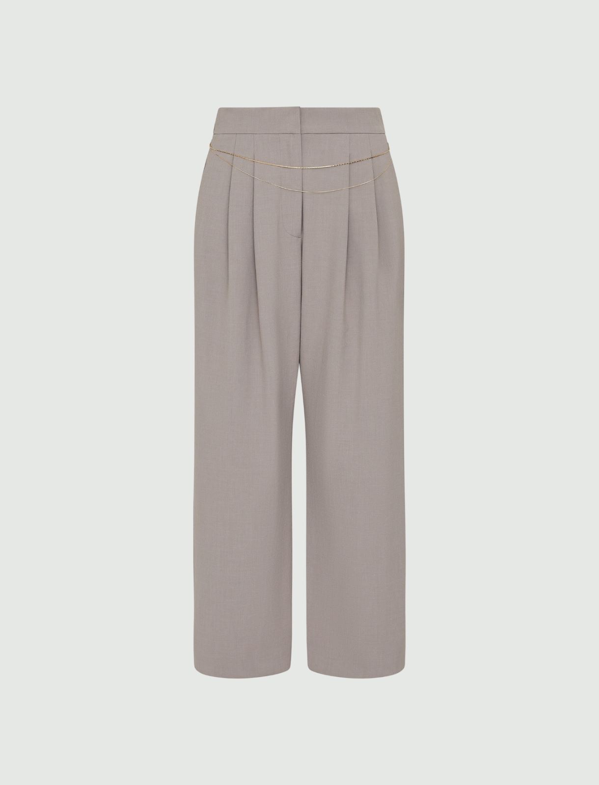 Carrot-fit trousers - Ashen-grey - Marella - 5