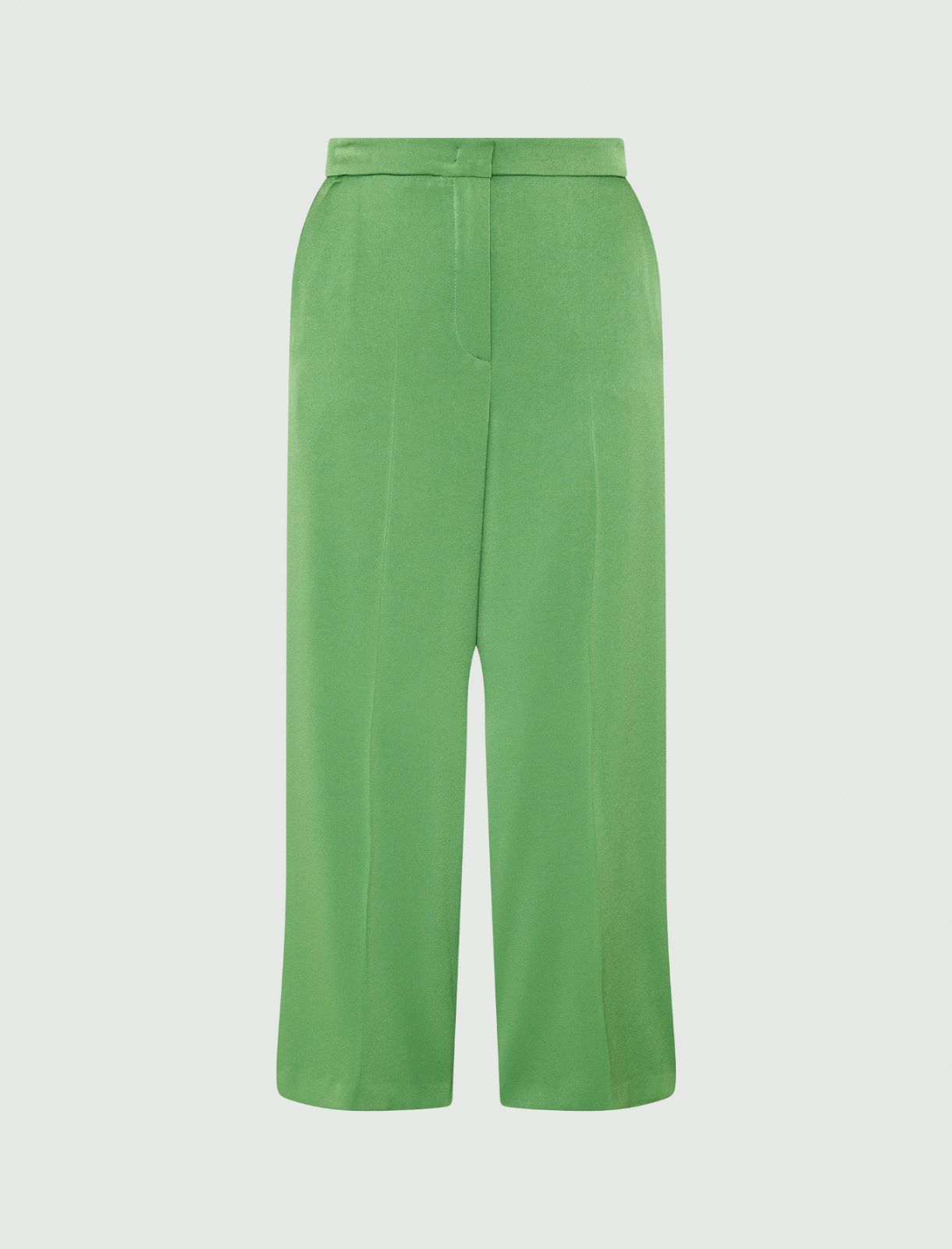 Pantalón de pernera ancha - Verde prado - Marella - 5