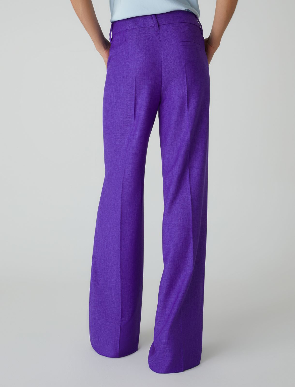 Wide-leg trousers - Dark violet - Marella - 2