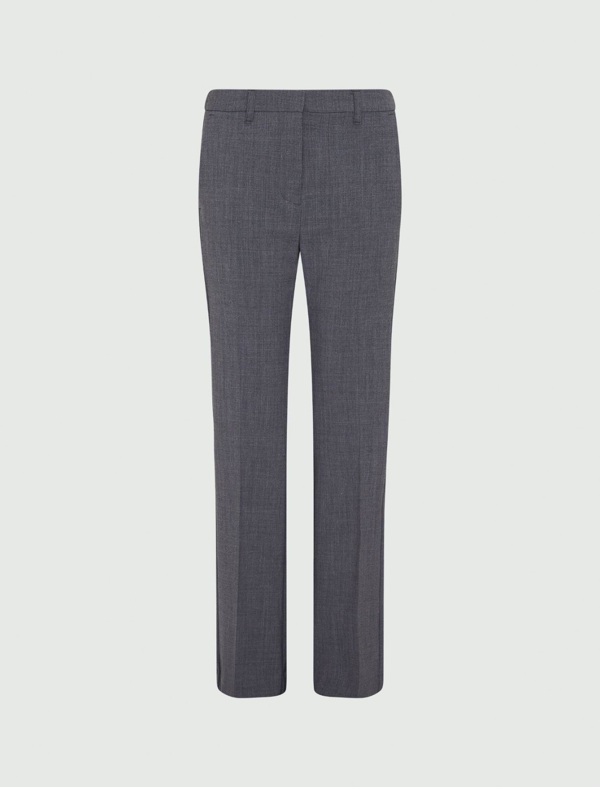 Bootcut trousers - Melange grey - Marella
