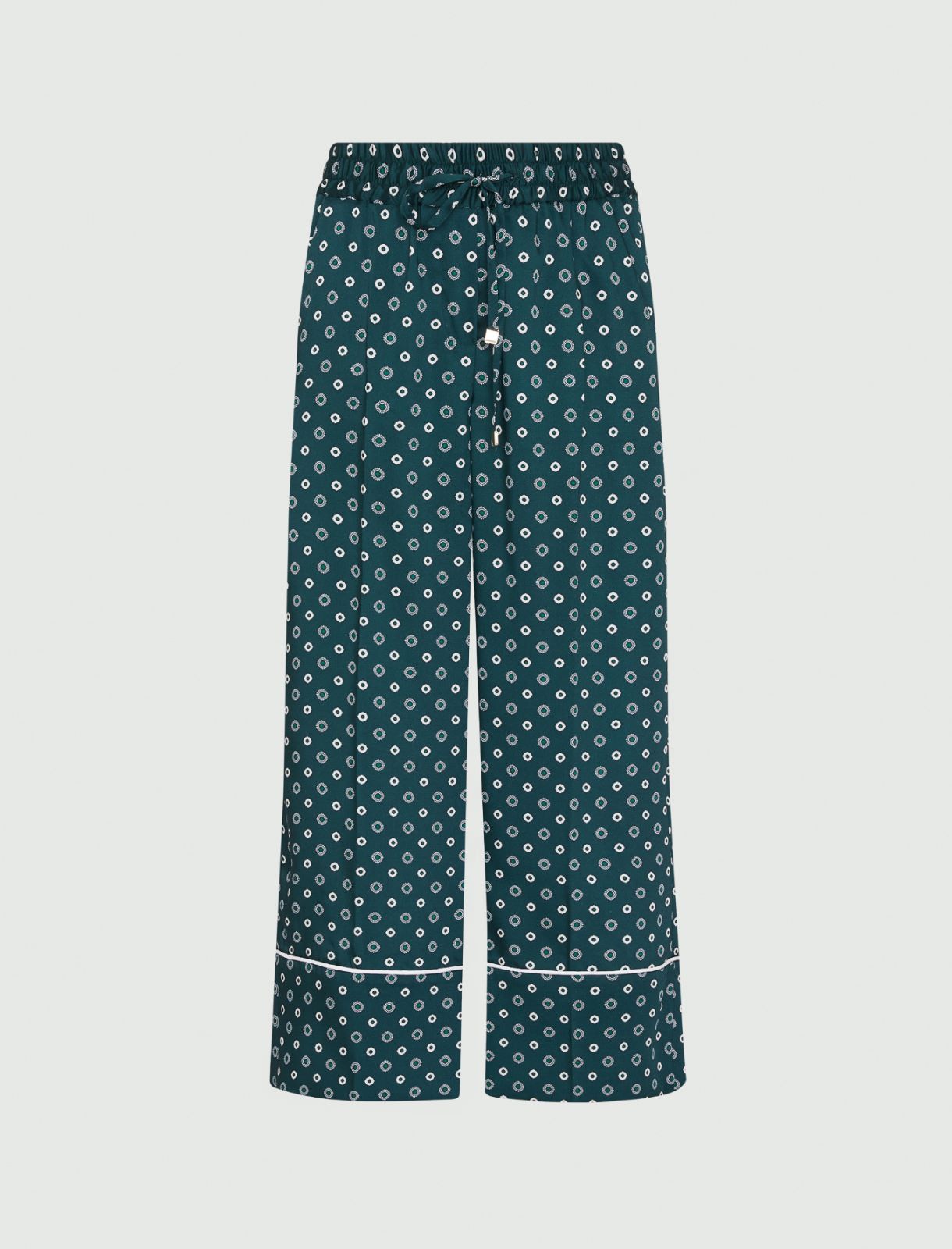 Wide-leg trousers - Dark green - Marella - 5