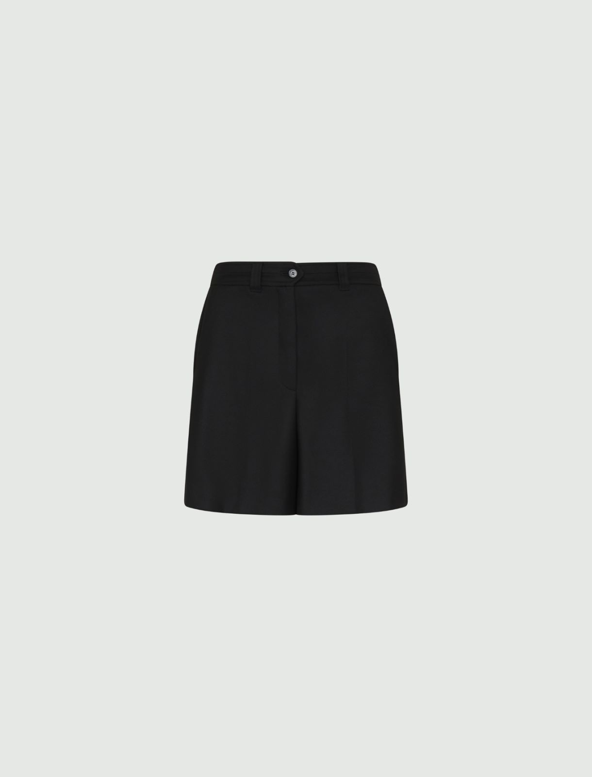Flannel shorts - Black - Marella - 5