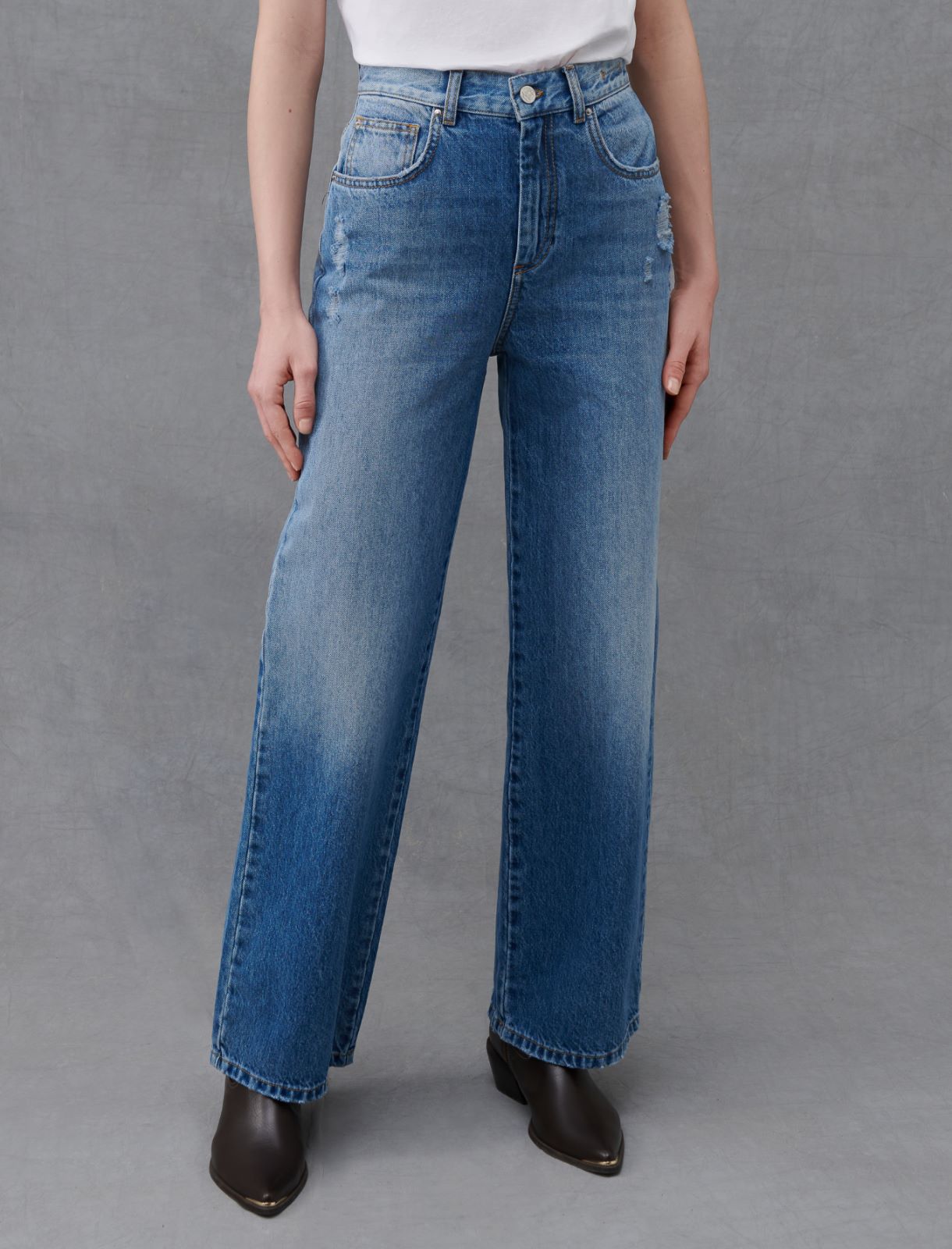 Jeans wide leg - Blue jeans - Marella - 2